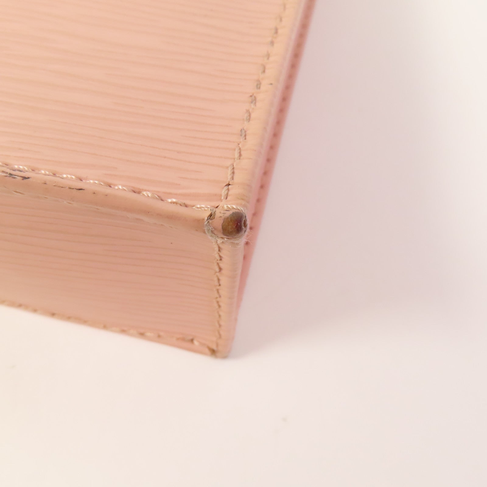 LOUIS VUITTON Epi Petit Sac Plat銀扣手挽肩背兩用袋