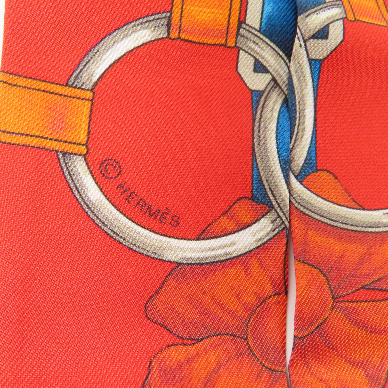 HERMES 絲質Twilly絲巾