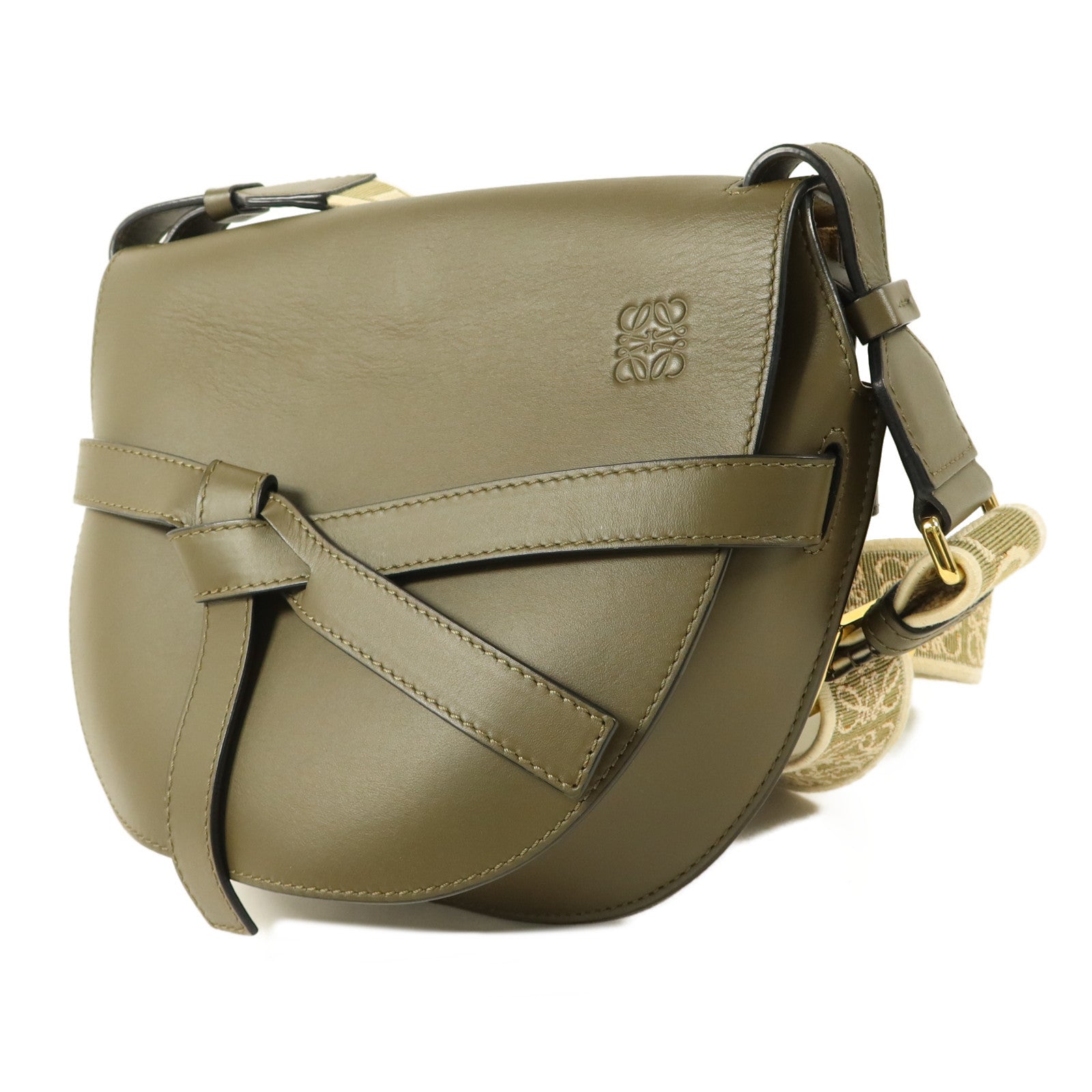 LOEWE 牛皮皮革Gate Small肩背袋