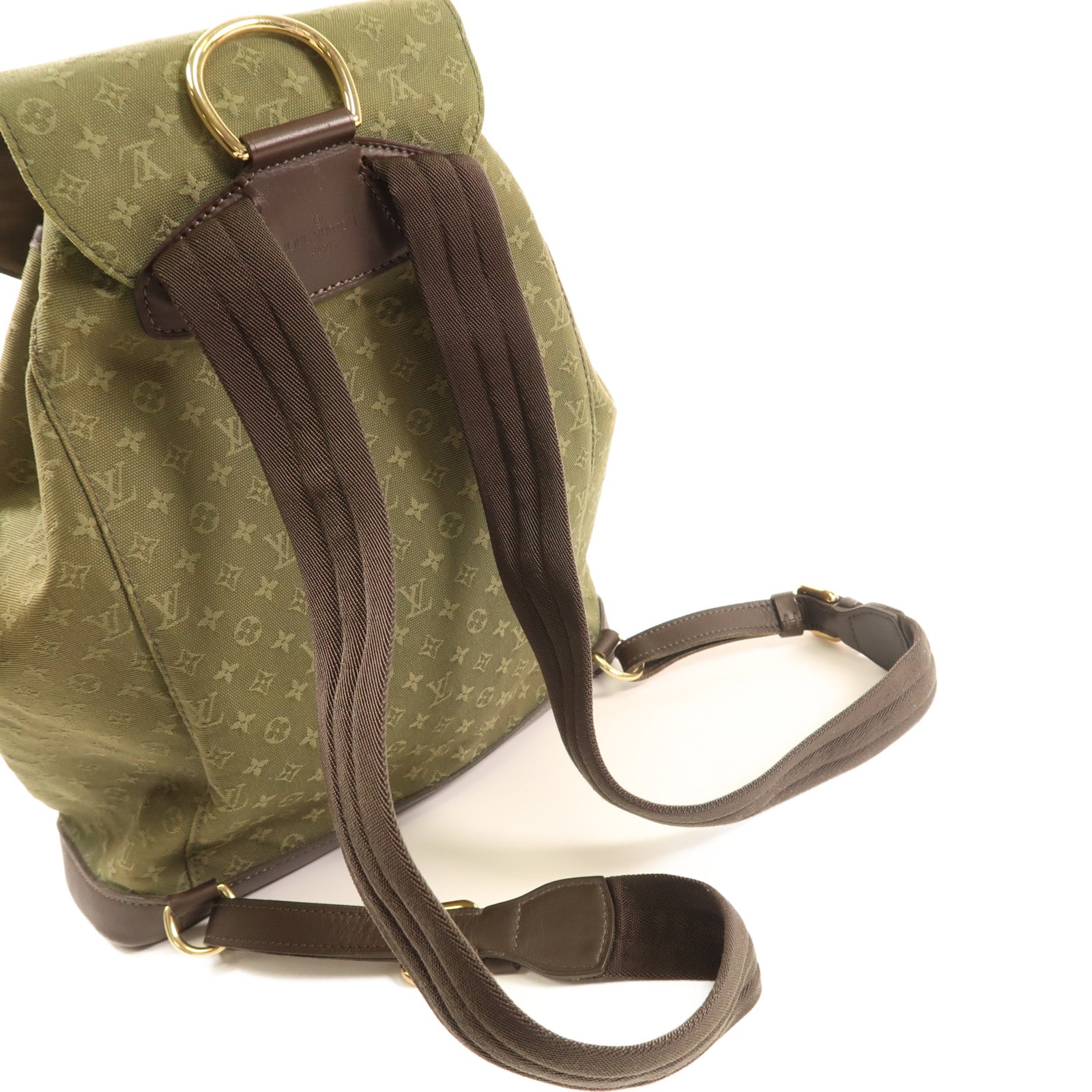 LOUIS VUITTON Monogram Mini Montsouris GM金扣背包