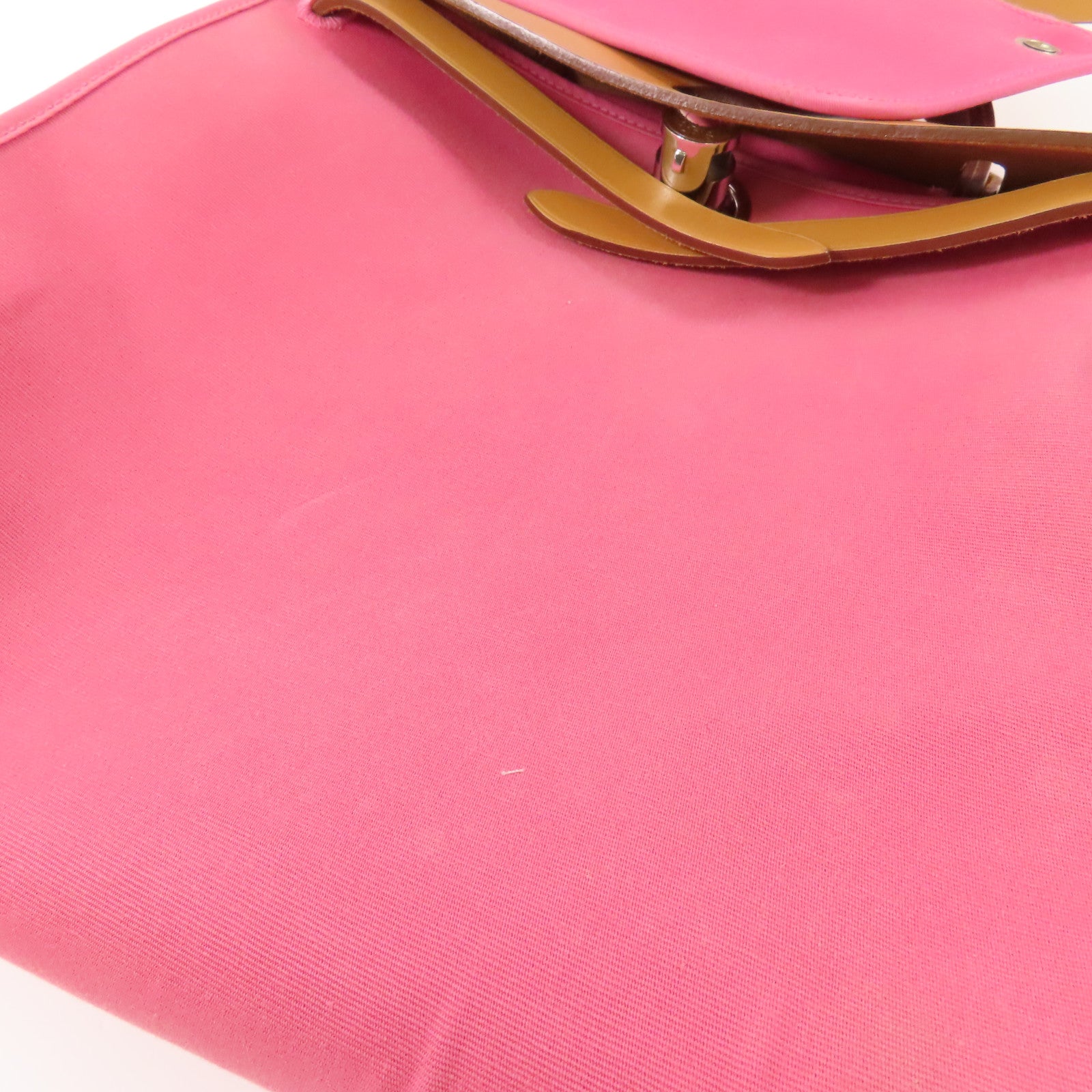 HERMES 帆布Herbag PM銀扣手挽肩背兩用袋