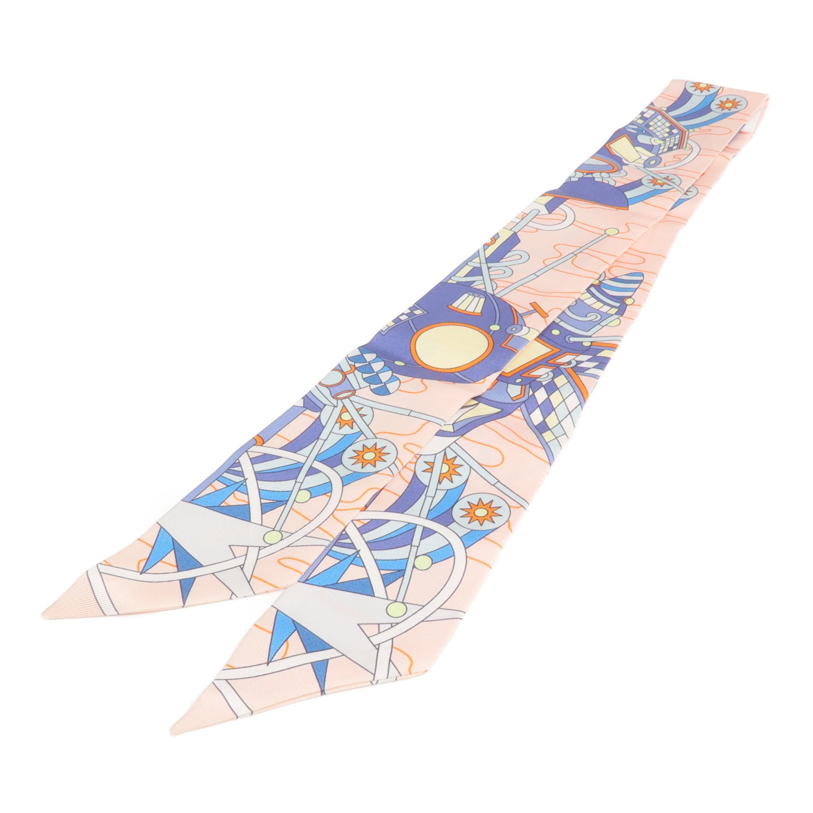 HERMES 絲質Twilly絲巾