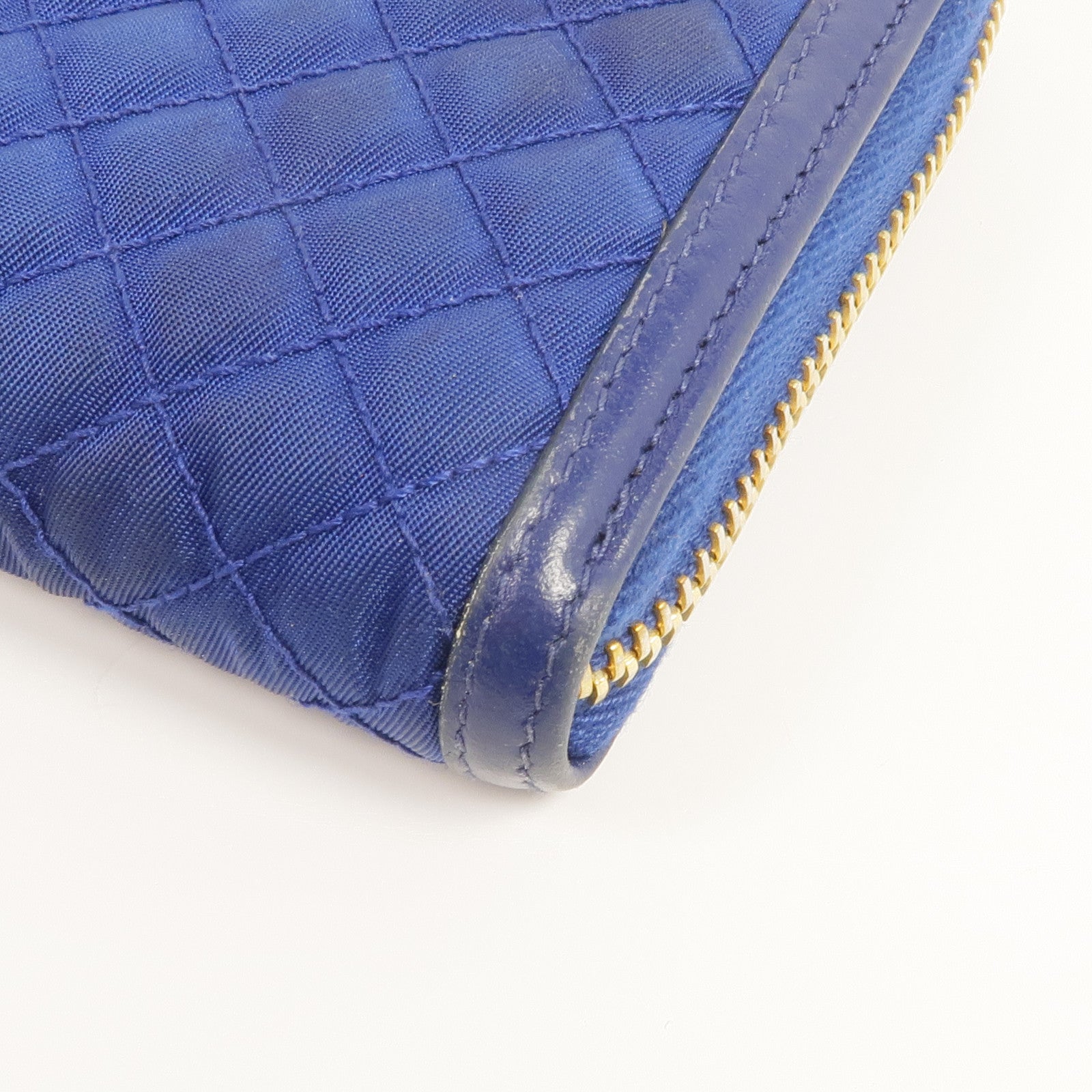 PRADA 尼龍Long Wallet金扣長錢包