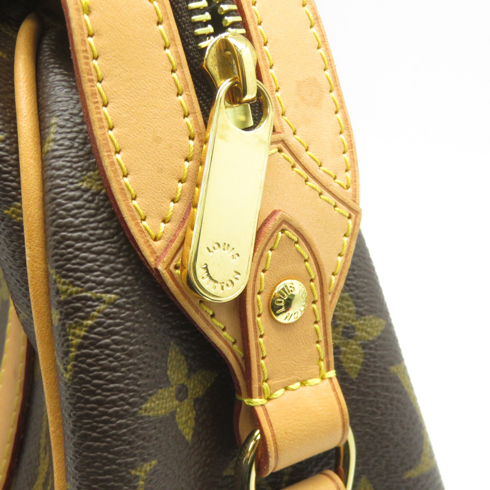 LOUIS VUITTON Monogram Stresa GM金扣手挽袋/肩背袋啡色