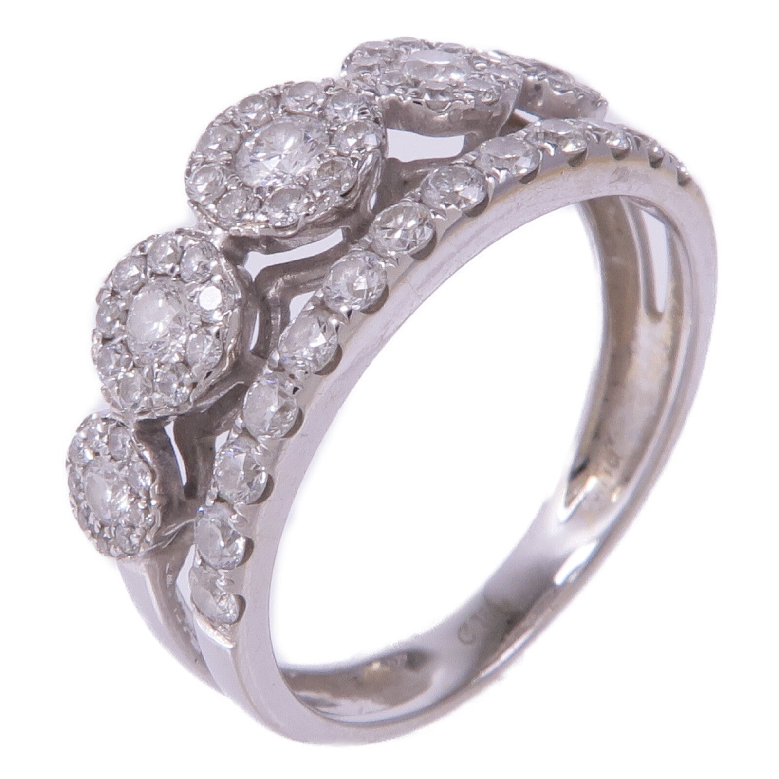 JEWELRY 18K白金Diamond Ring鑽石戒指US#6