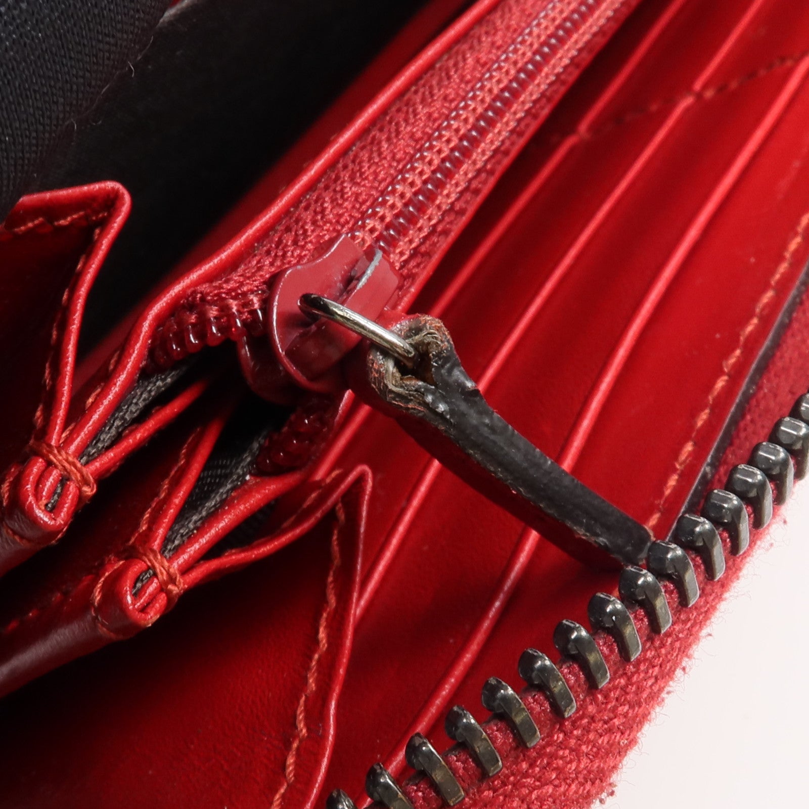 GUCCI 【激減優惠】牛皮皮革Zipper Long Wallet銀扣長錢包