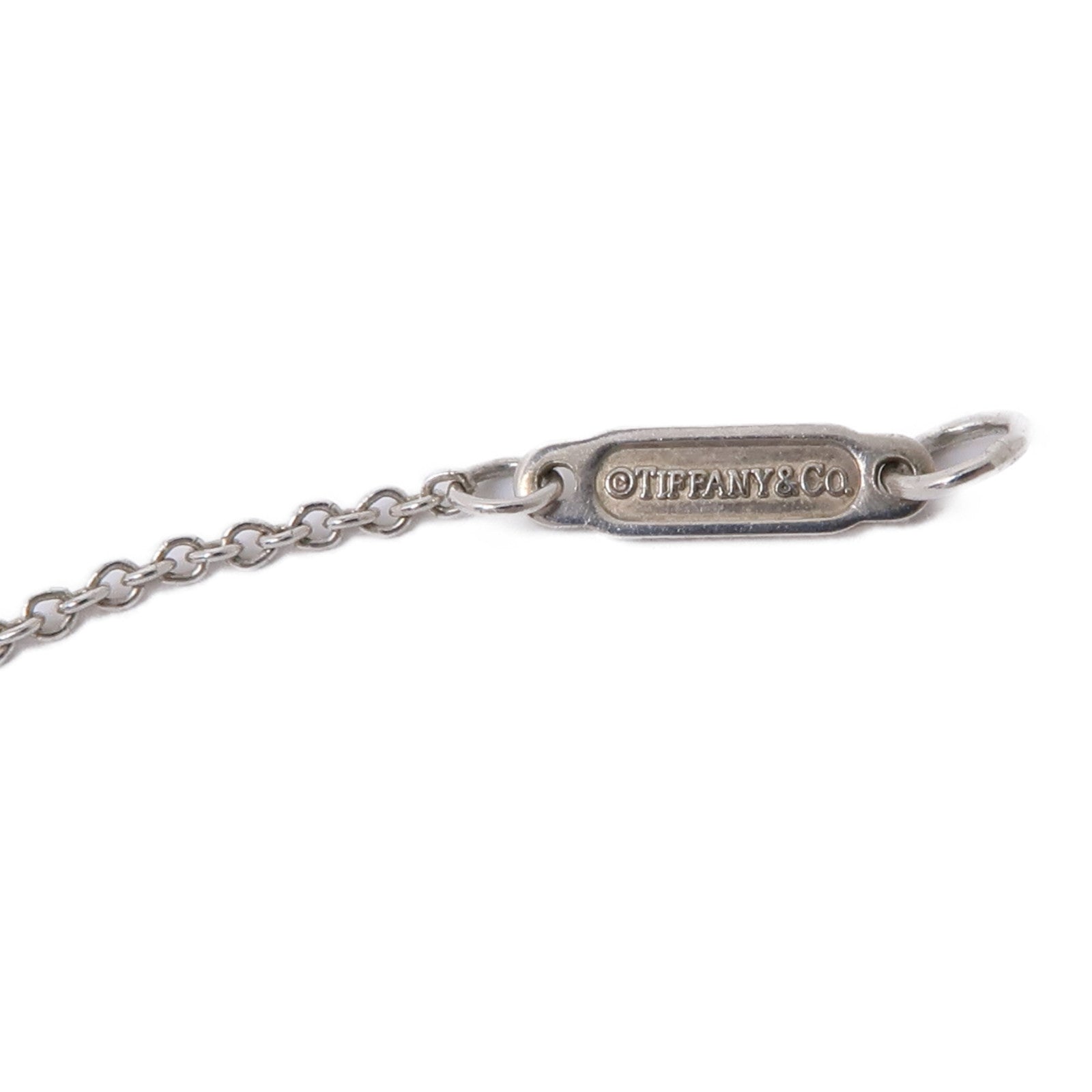 TIFFANY＆CO 925純銀Heart Tag with Key Necklace項鍊