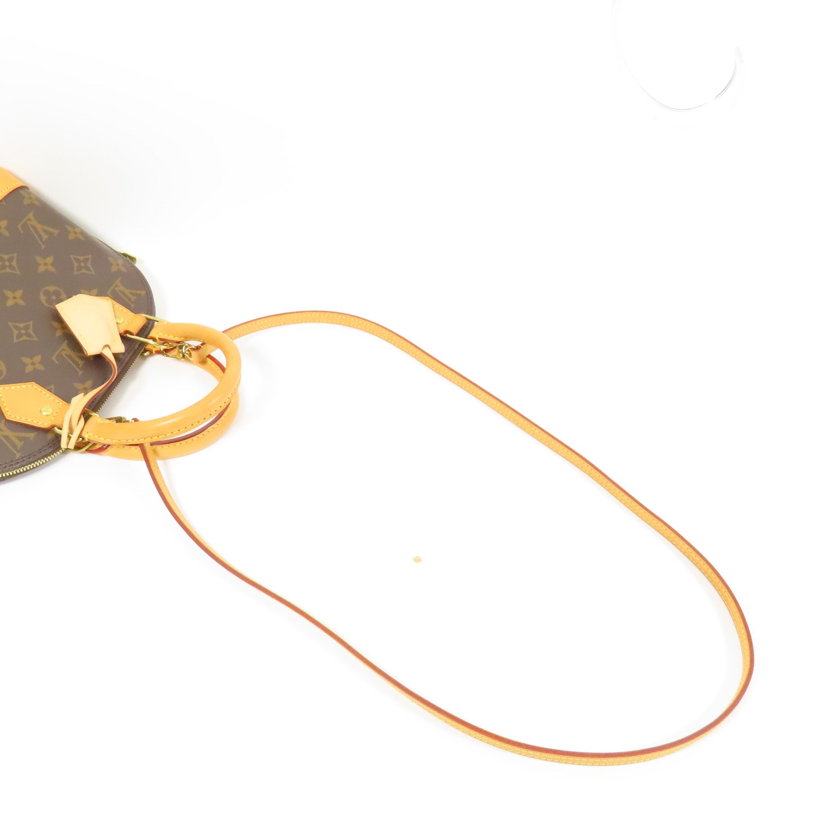 LOUIS VUITTON LV GHW Alma BB 2 Way Shoulder Bag Handbag 53152 Monogram Brown