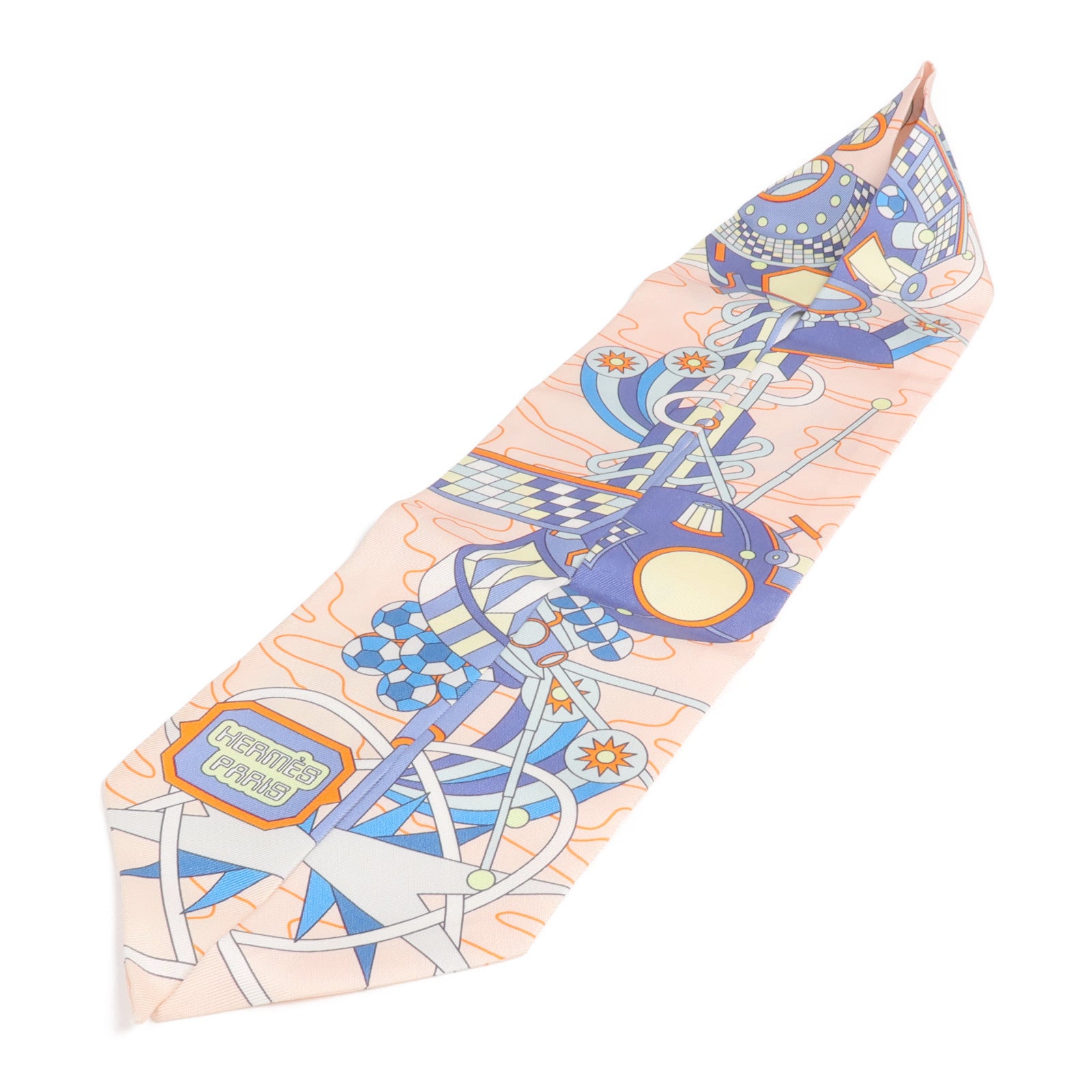 HERMES 絲質Twilly絲巾