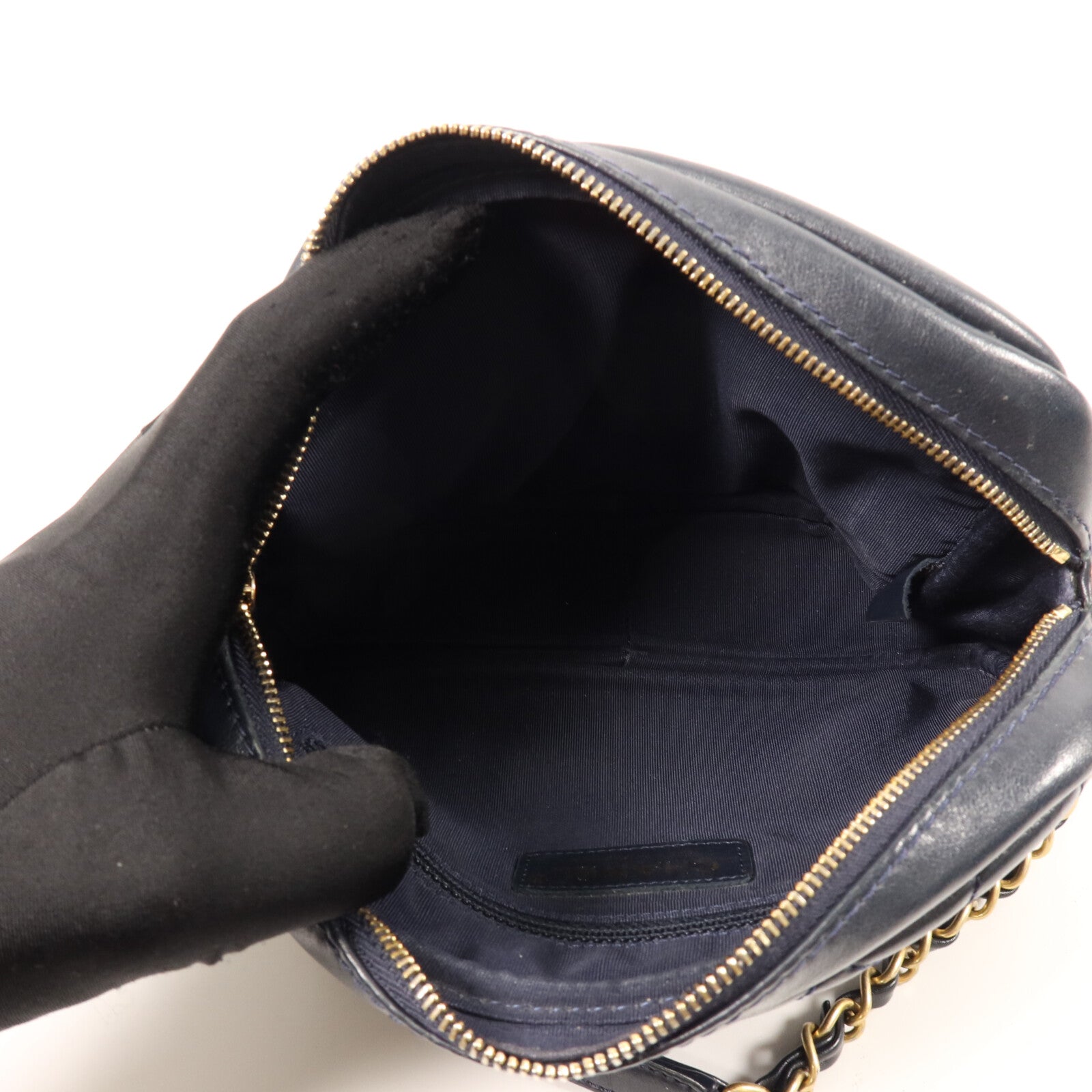 CHANEL 羊皮皮革Chain Shoulder鏈帶肩背袋