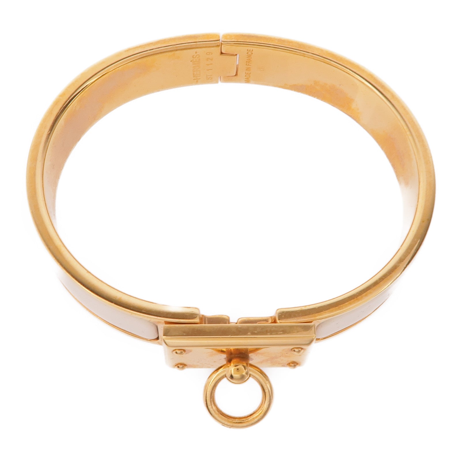 HERMES 琺瑯/金屬Clic Anneau Bracelet手鐲