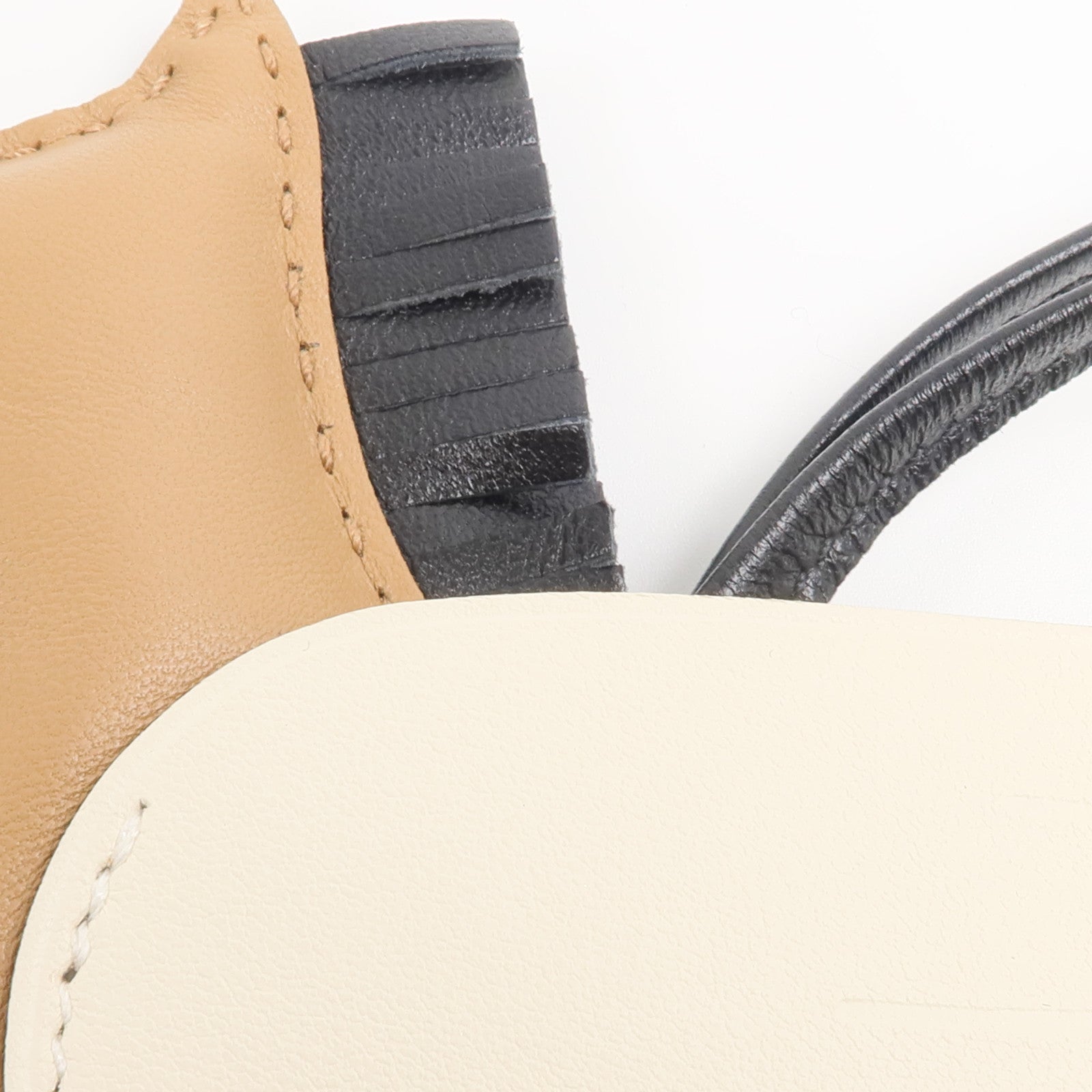 HERMES Milo/Swift皮革Rodeo Pegase MM掛飾Chai/Nata/Noir