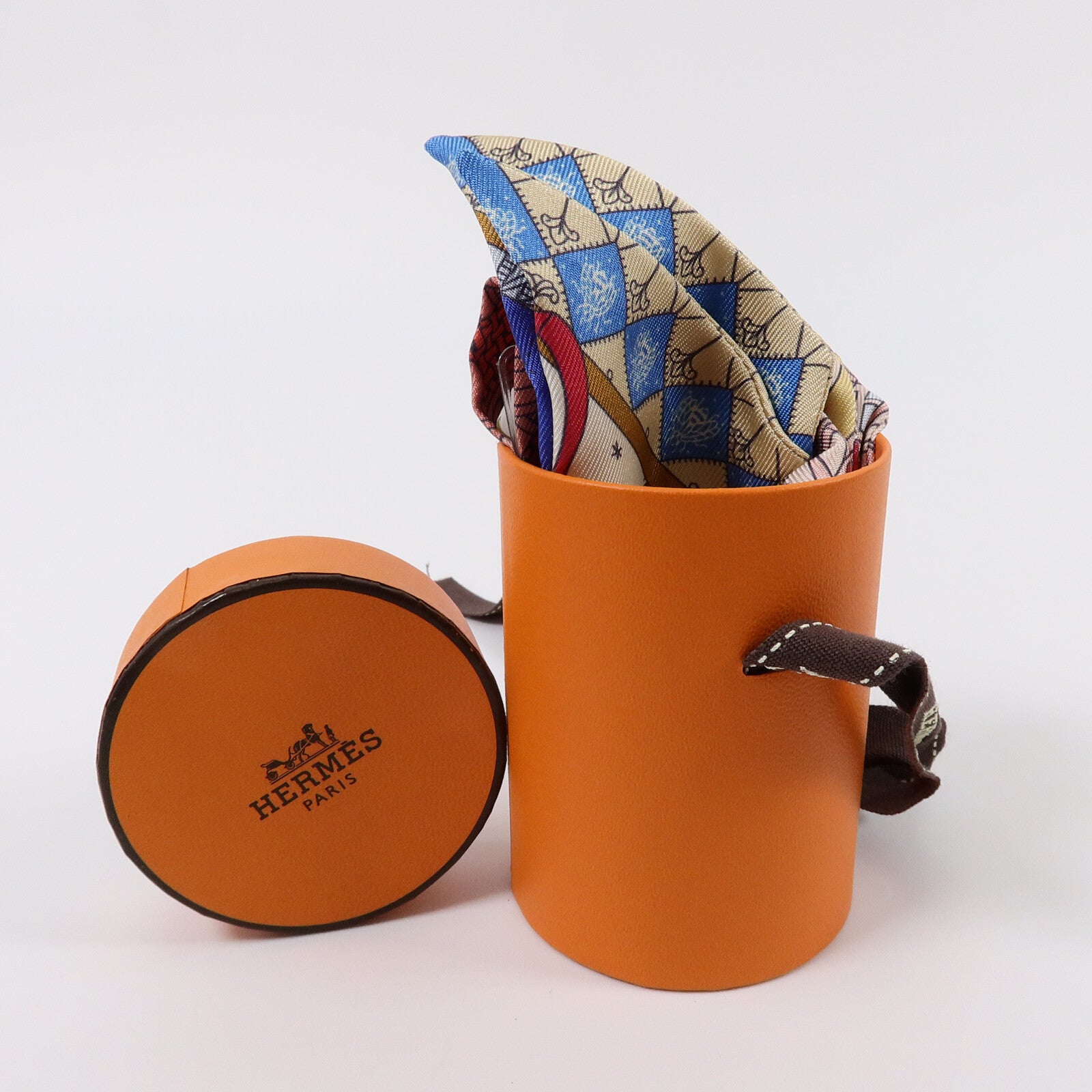 HERMES 絲質Twilly絲巾