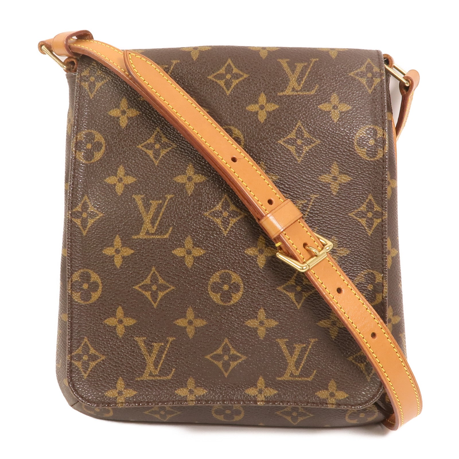 LOUIS VUITTON Monogram Musette Salsa Short金扣肩背袋