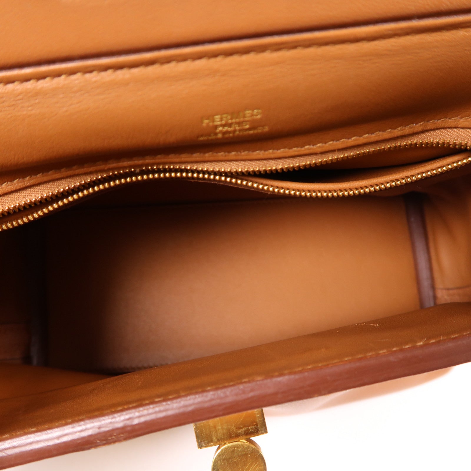 HERMES Epsom皮革Mini 24/24金扣手挽肩背兩用袋