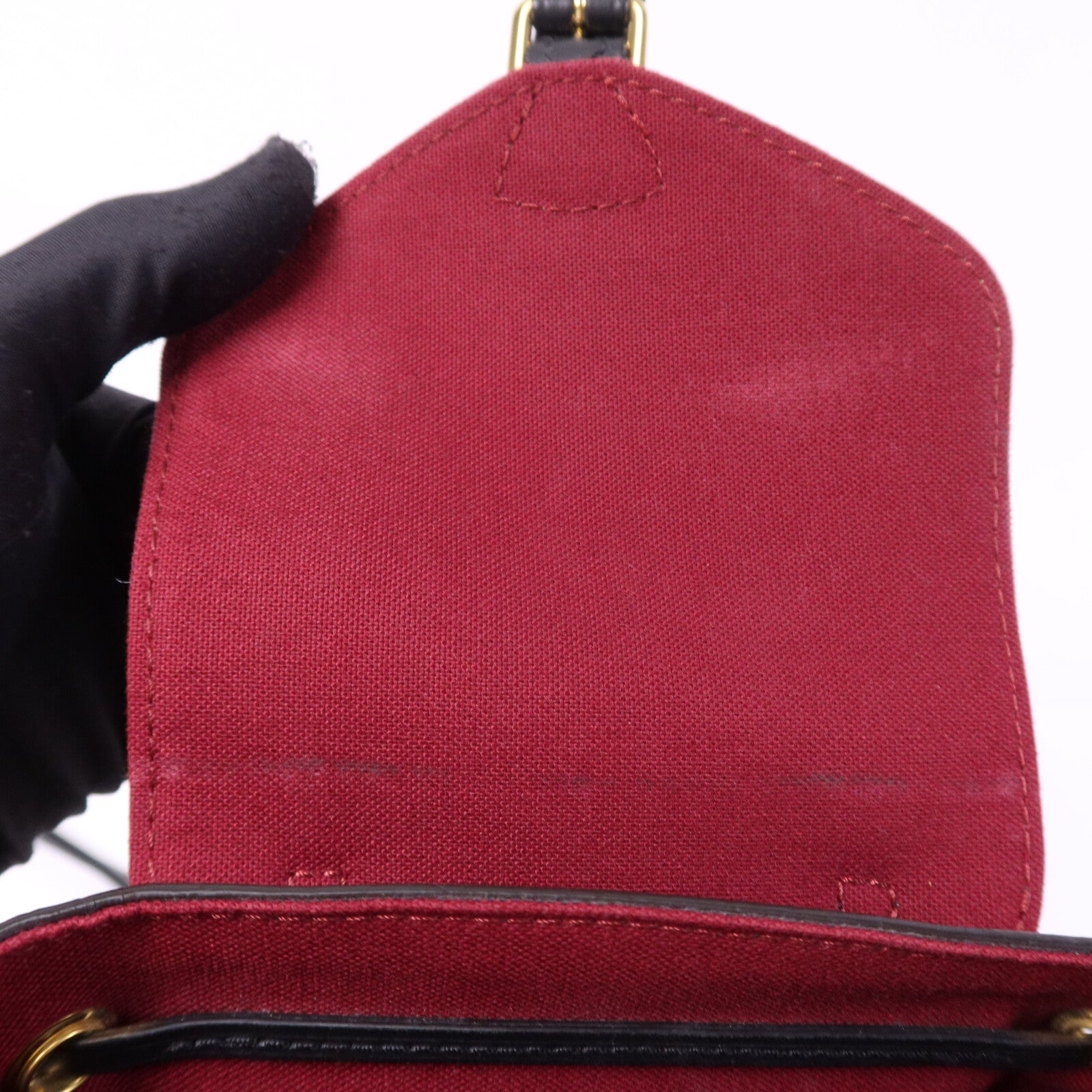 LOUIS VUITTON Monogram Montsouris BB金扣背包