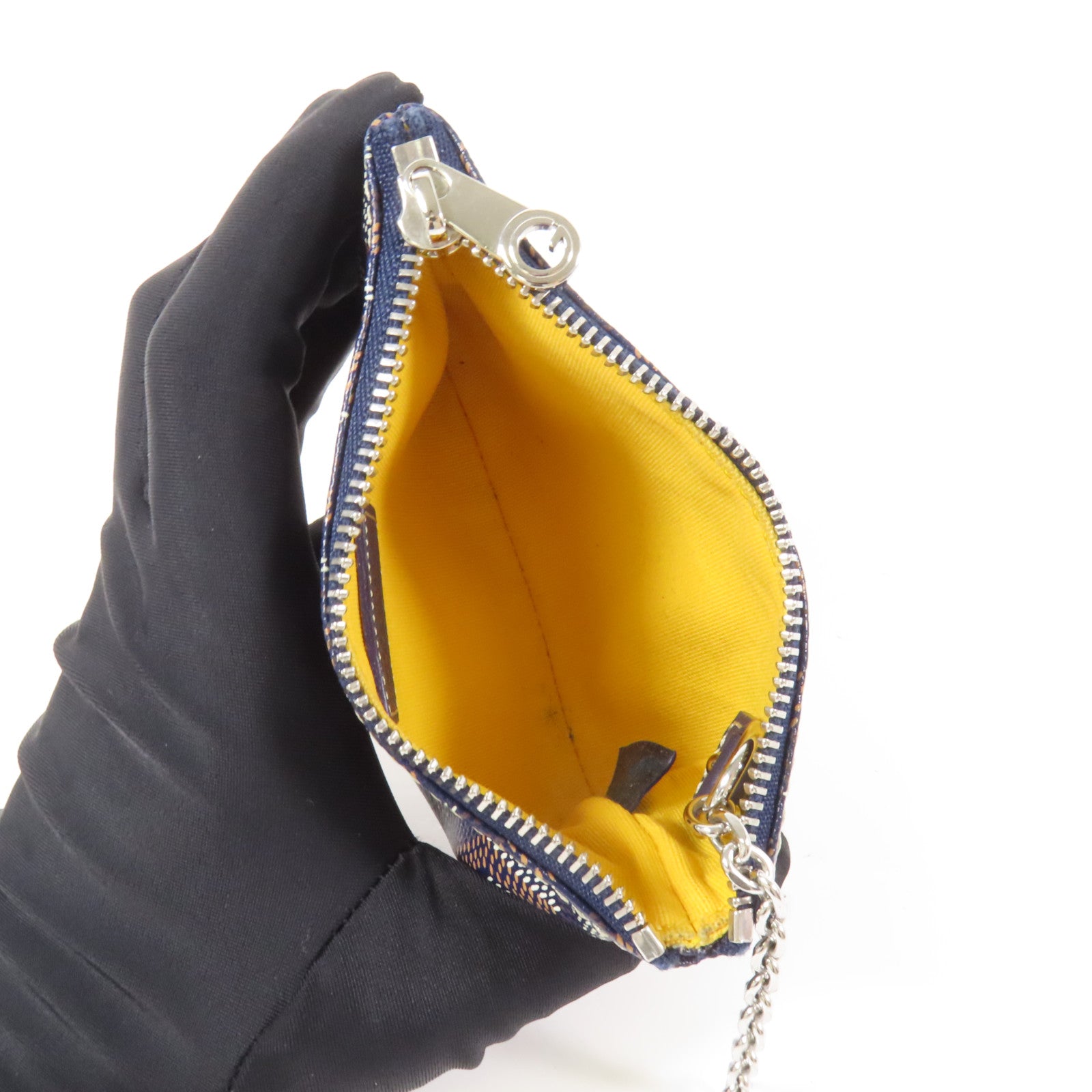 GOYARD 塗層帆布Key Case銀扣鎖匙包