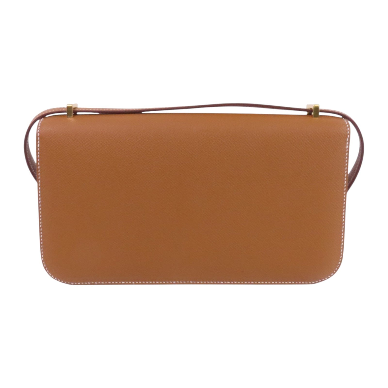 HERMES Epsom皮革Constance Elan金扣肩背袋