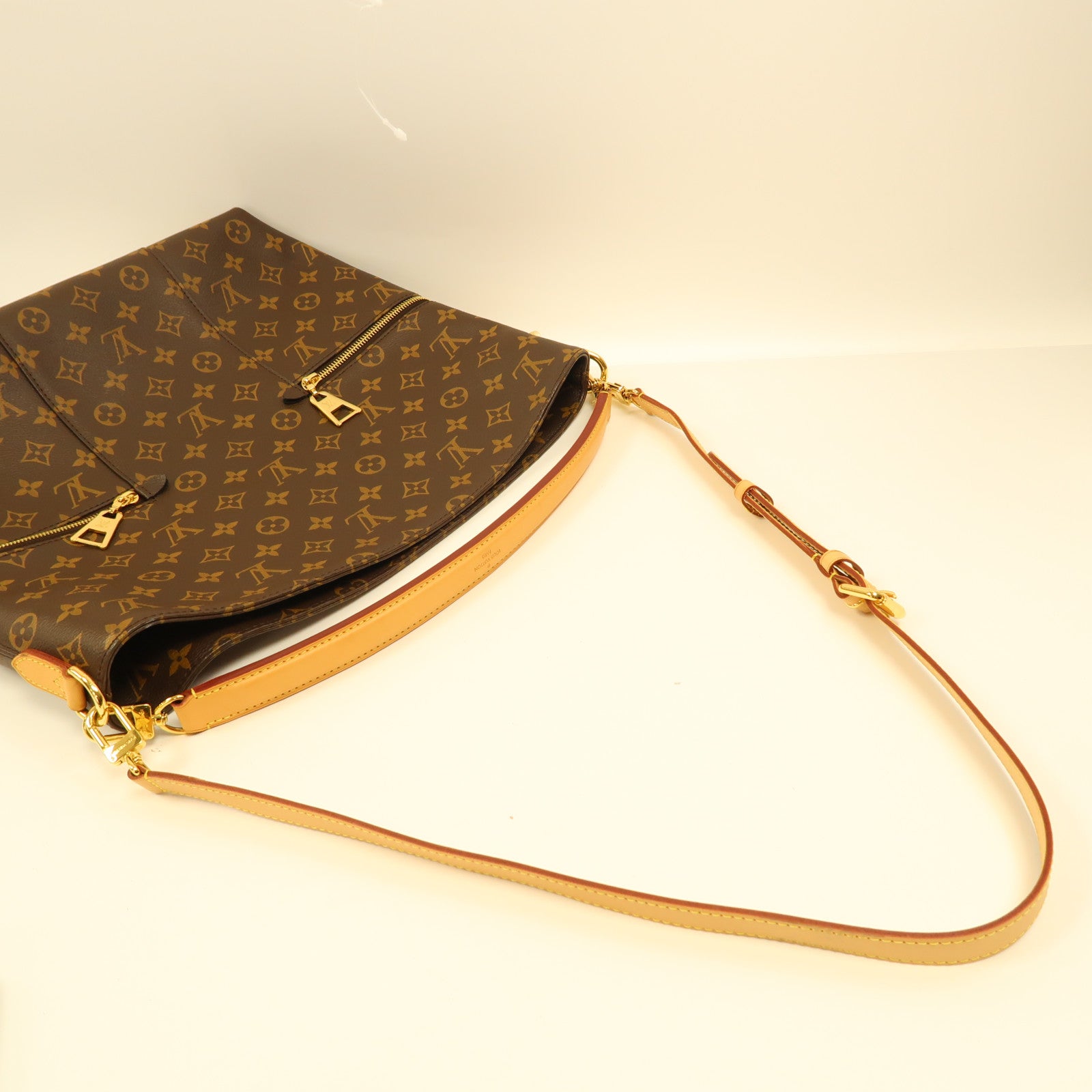 LOUIS VUITTON LV GHW Melie 2 Way Shoulder Bag Handbag M41544 Monogram Brown