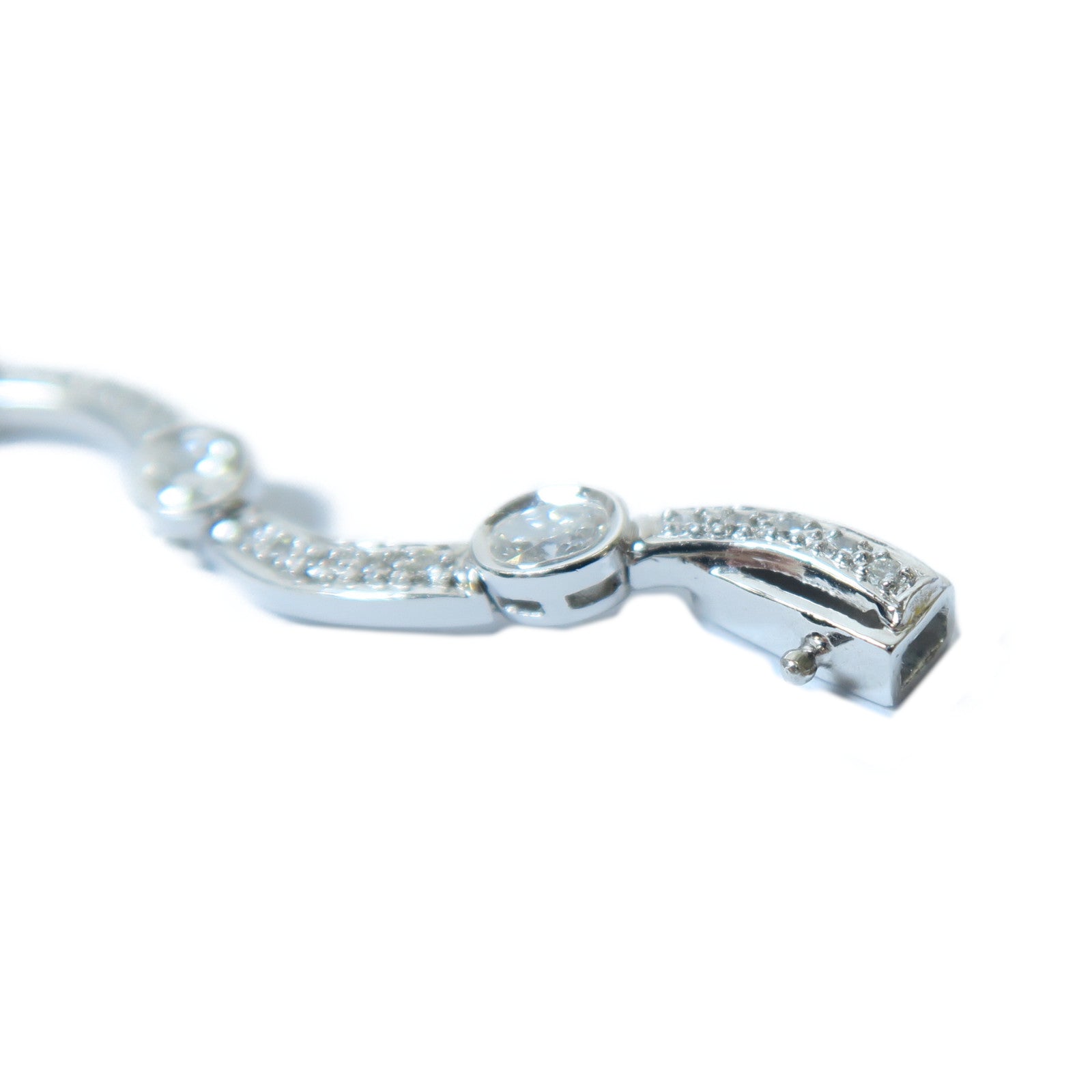 JEWELRY **【激減優惠】PT900鉑金Diamond Bracelet2.15ct鑽石手鏈#16.5cm