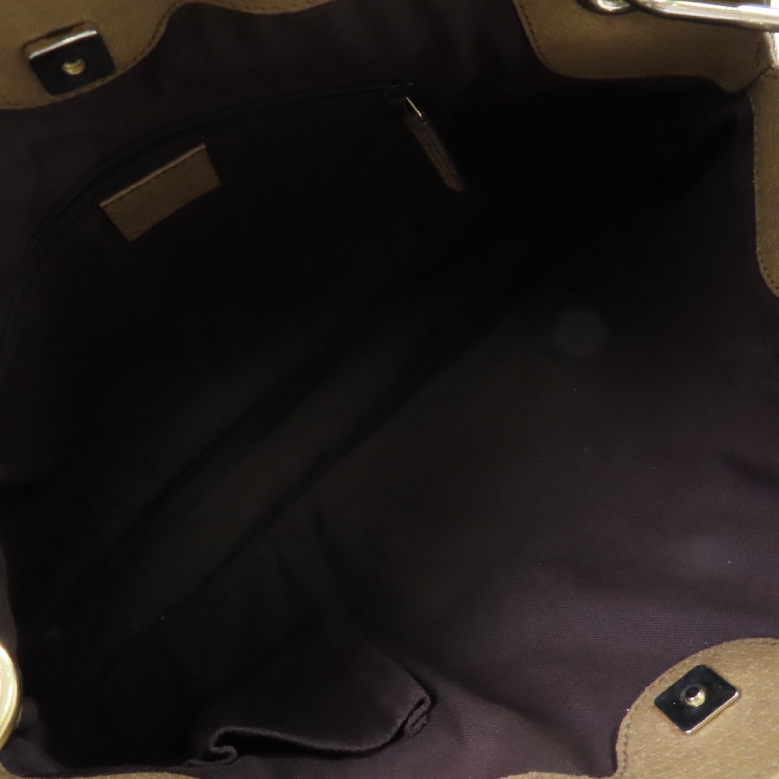 GUCCI GG帆布GG Tote Bag金扣肩背袋啡色