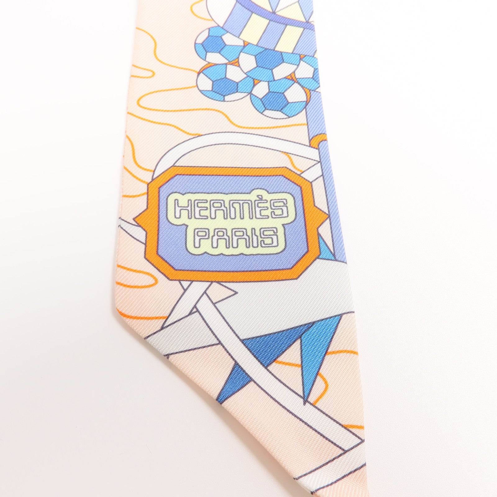 HERMES 絲質Twilly絲巾