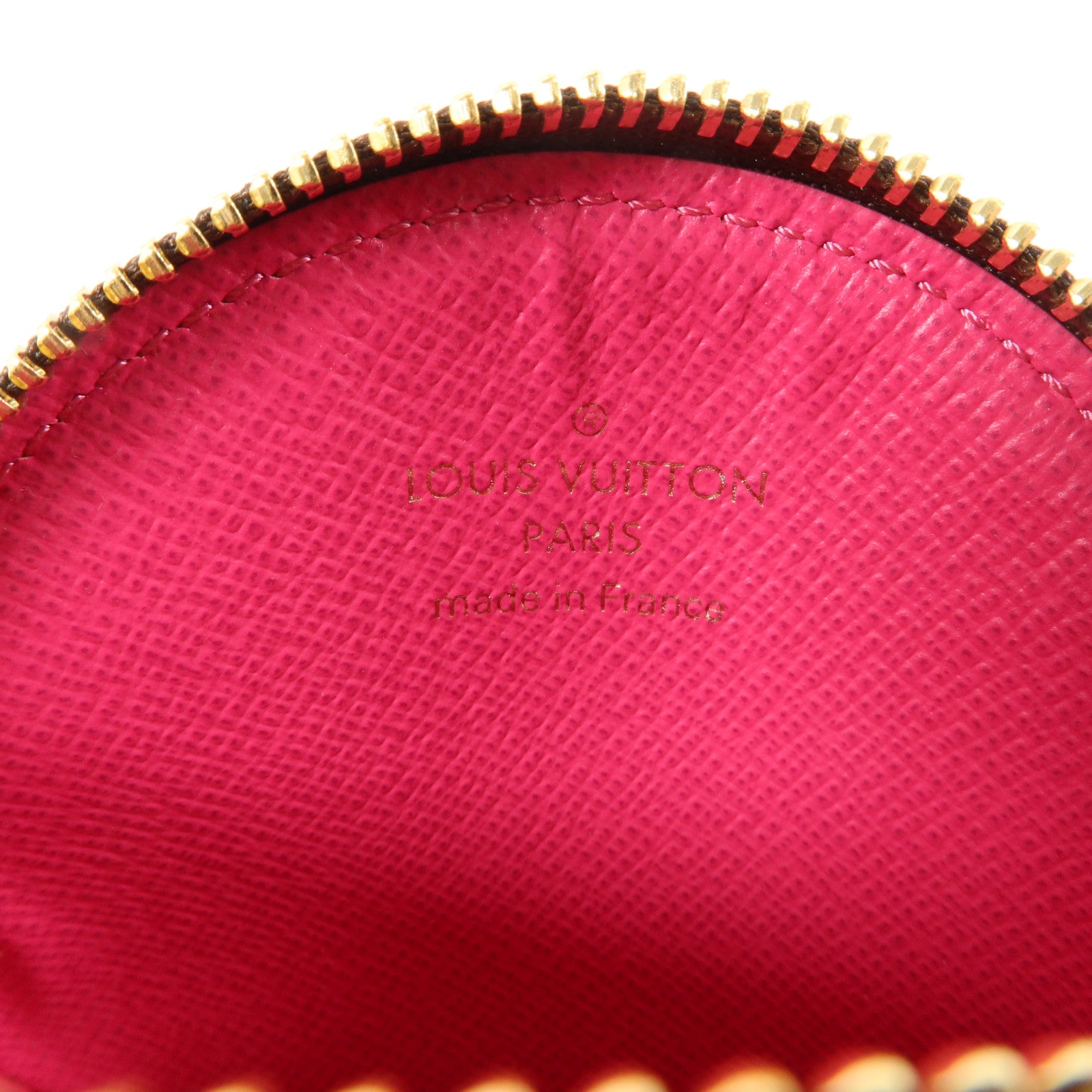 LOUIS VUITTON Monogram Port Monnaie Round金扣零錢包