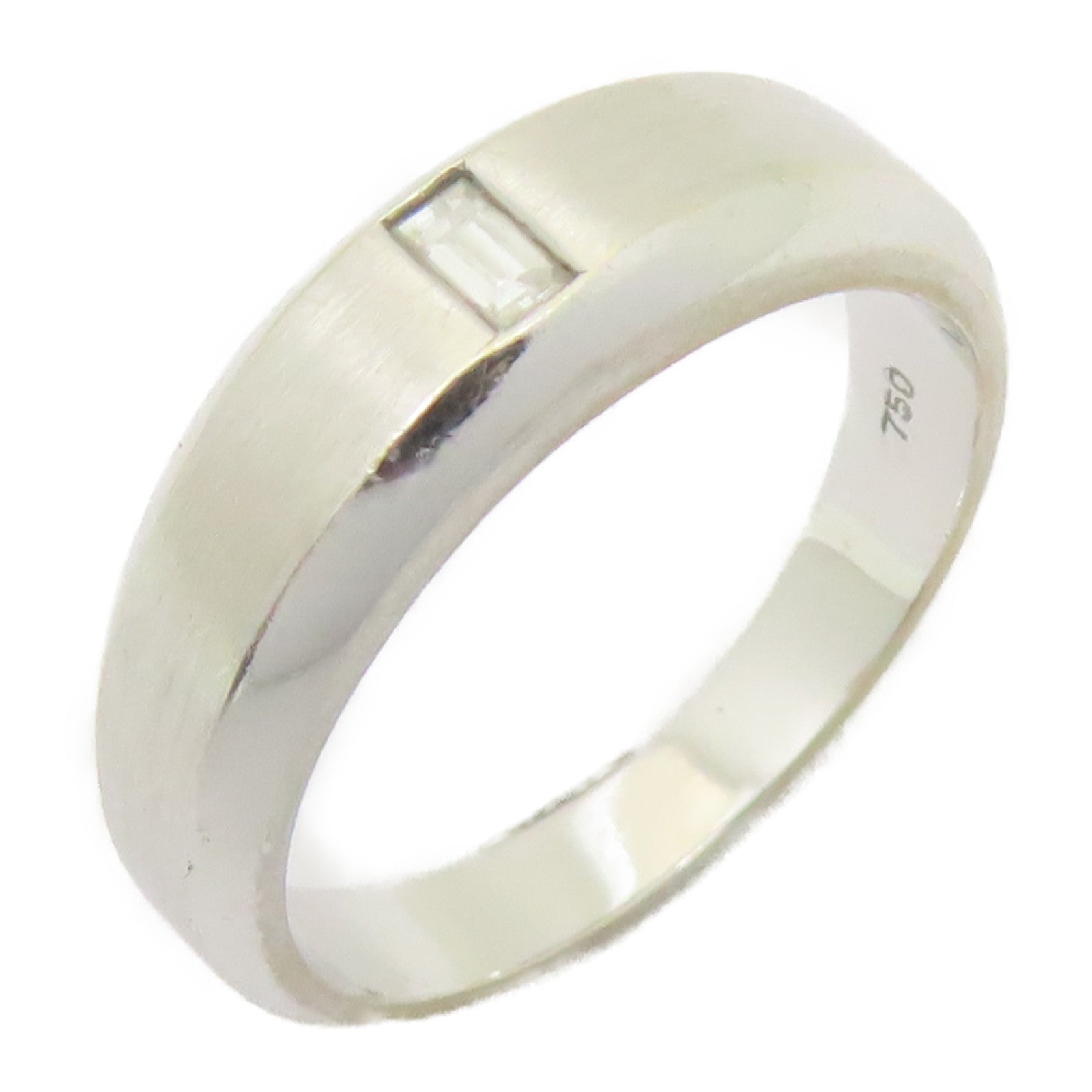 JEWELRY 【激減優惠】18K白金Diamond Ring 0.07ct鑽石戒指US#5.5銀色