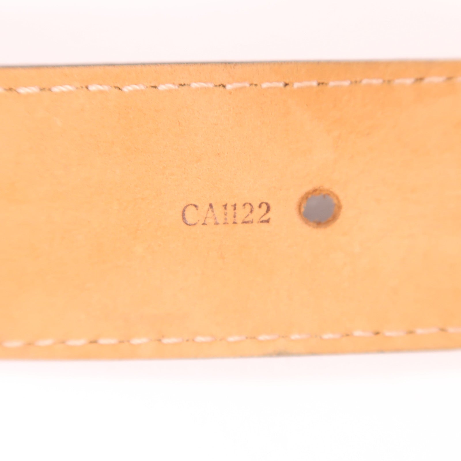 LOUIS VUITTON Monogram Belt金扣皮帶