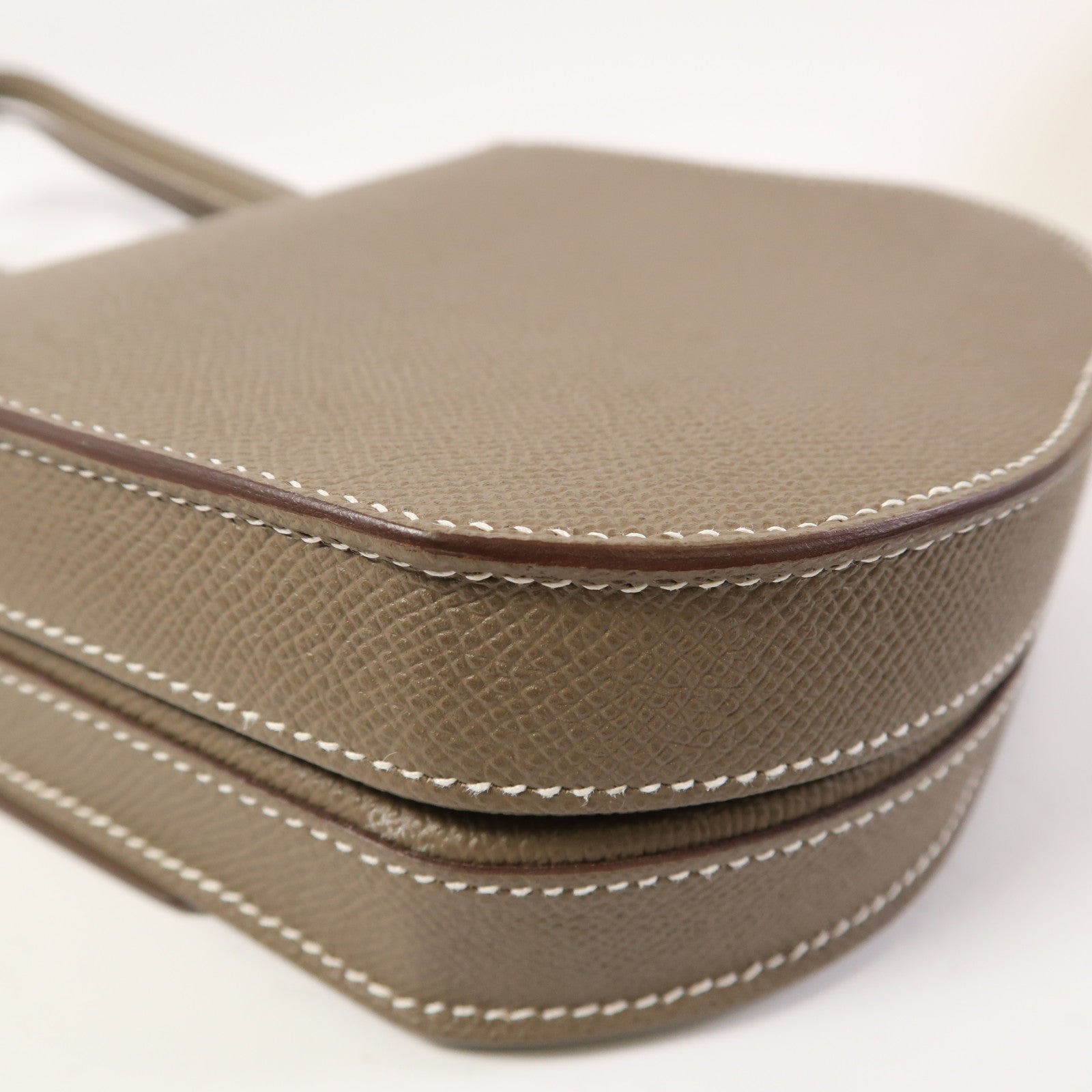 HERMES Epsom皮革Mosaique Mini金扣肩背袋