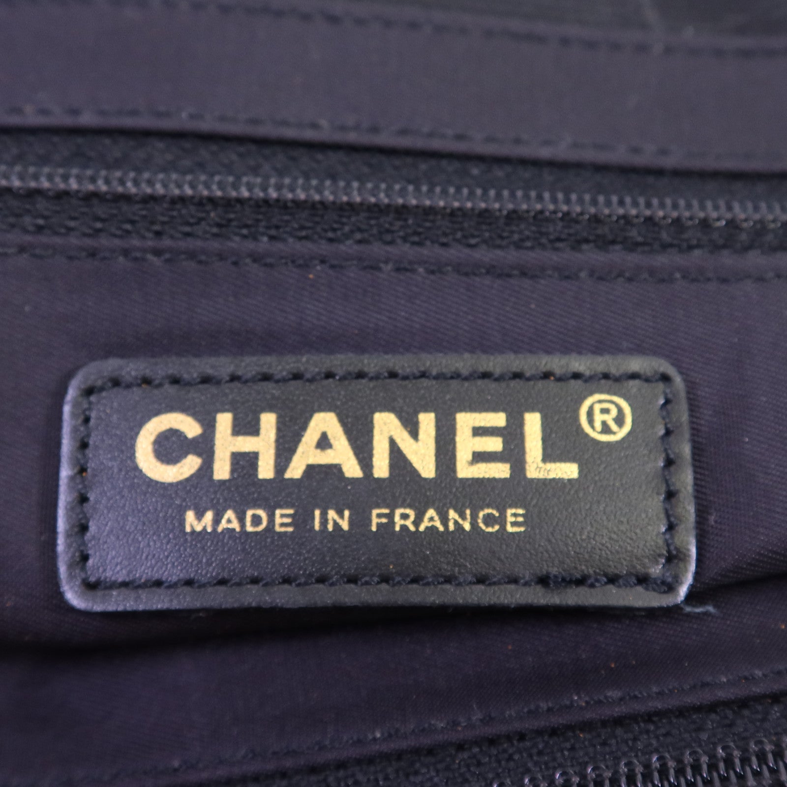 CHANEL 尼龍Tote Bag金扣手挽袋