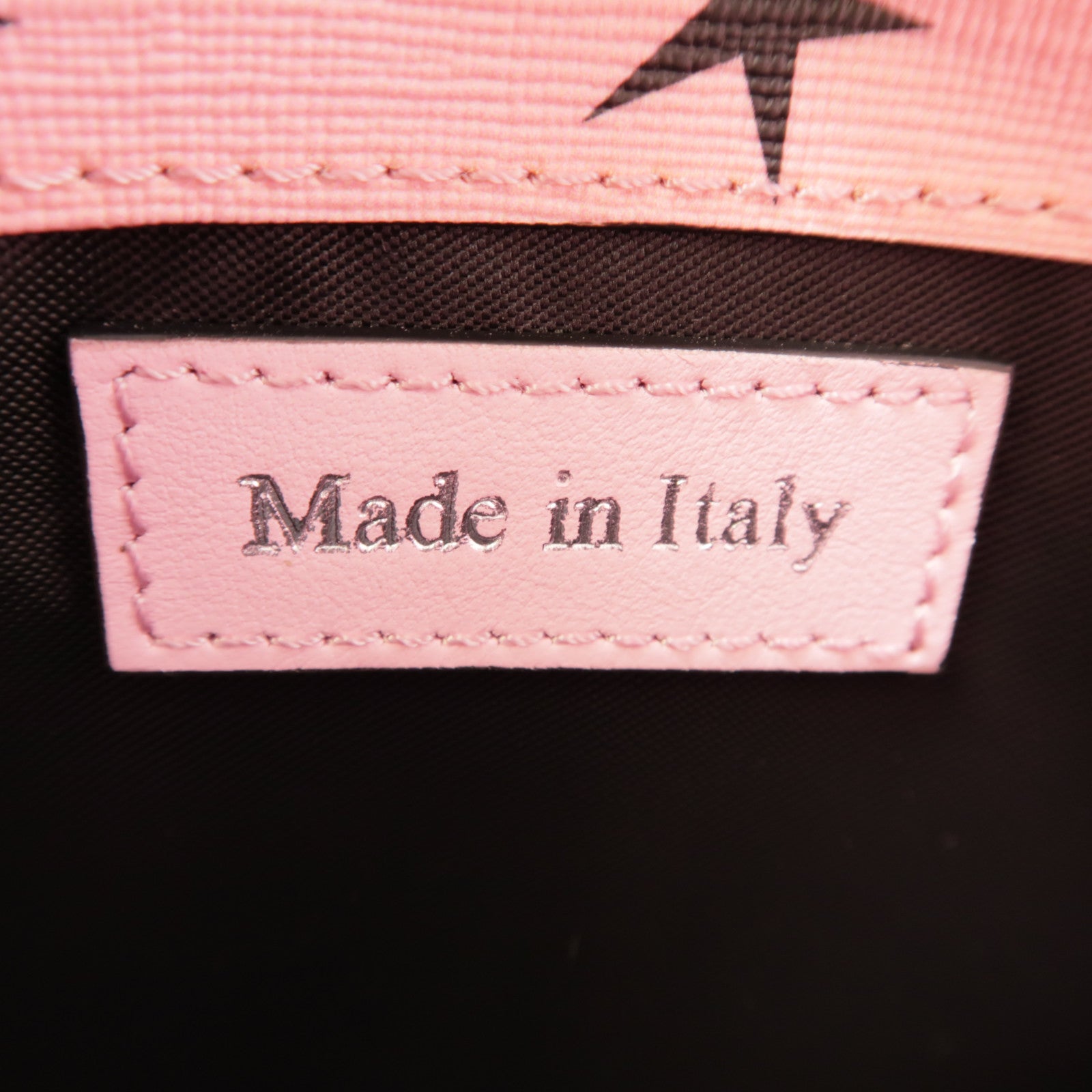 MOSCHINO 【激減優惠】皮革Space Teddy Mini Bag銀扣肩背袋