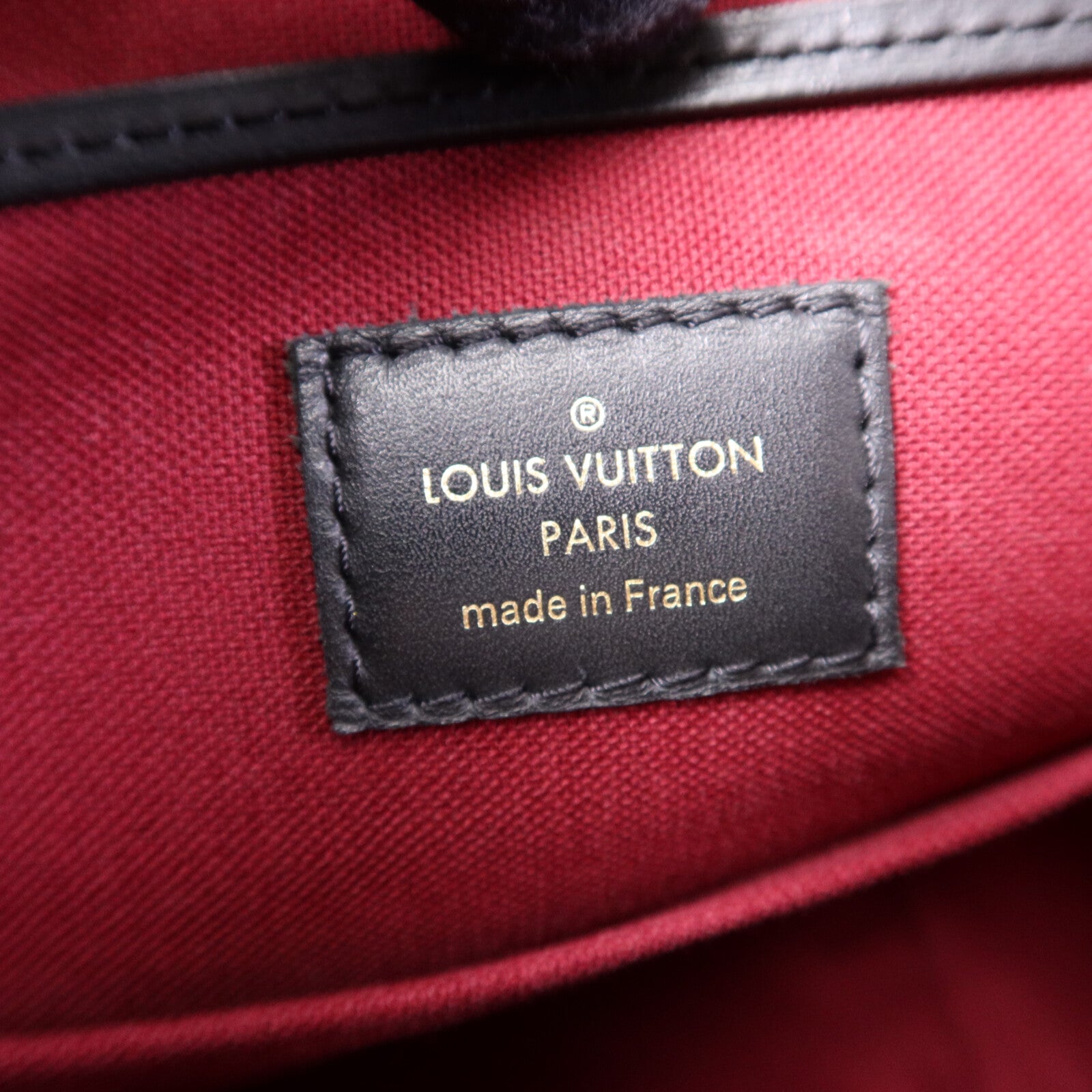 LOUIS VUITTON Monogram Montsouris BB金扣背包