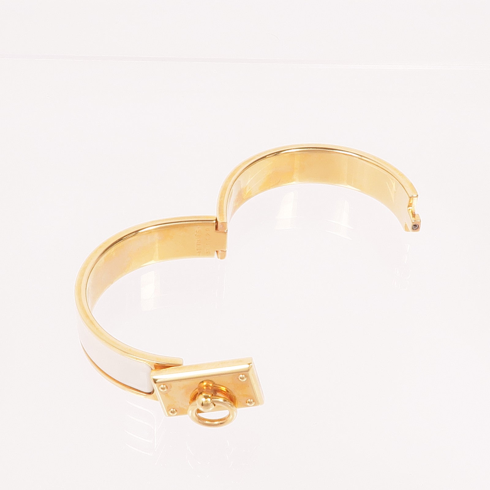 HERMES 琺瑯/金屬Clic Anneau Bracelet手鐲