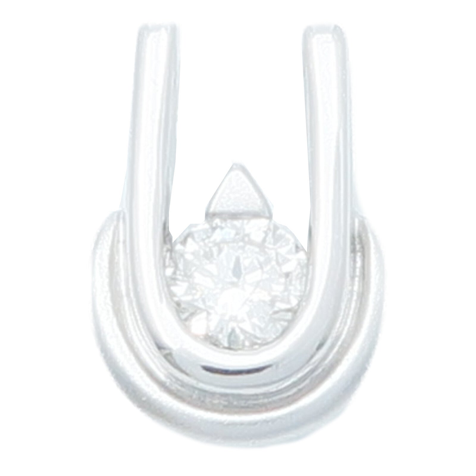 JEWELRY 18K白金Diamond Pendant Top鑽石吊墜
