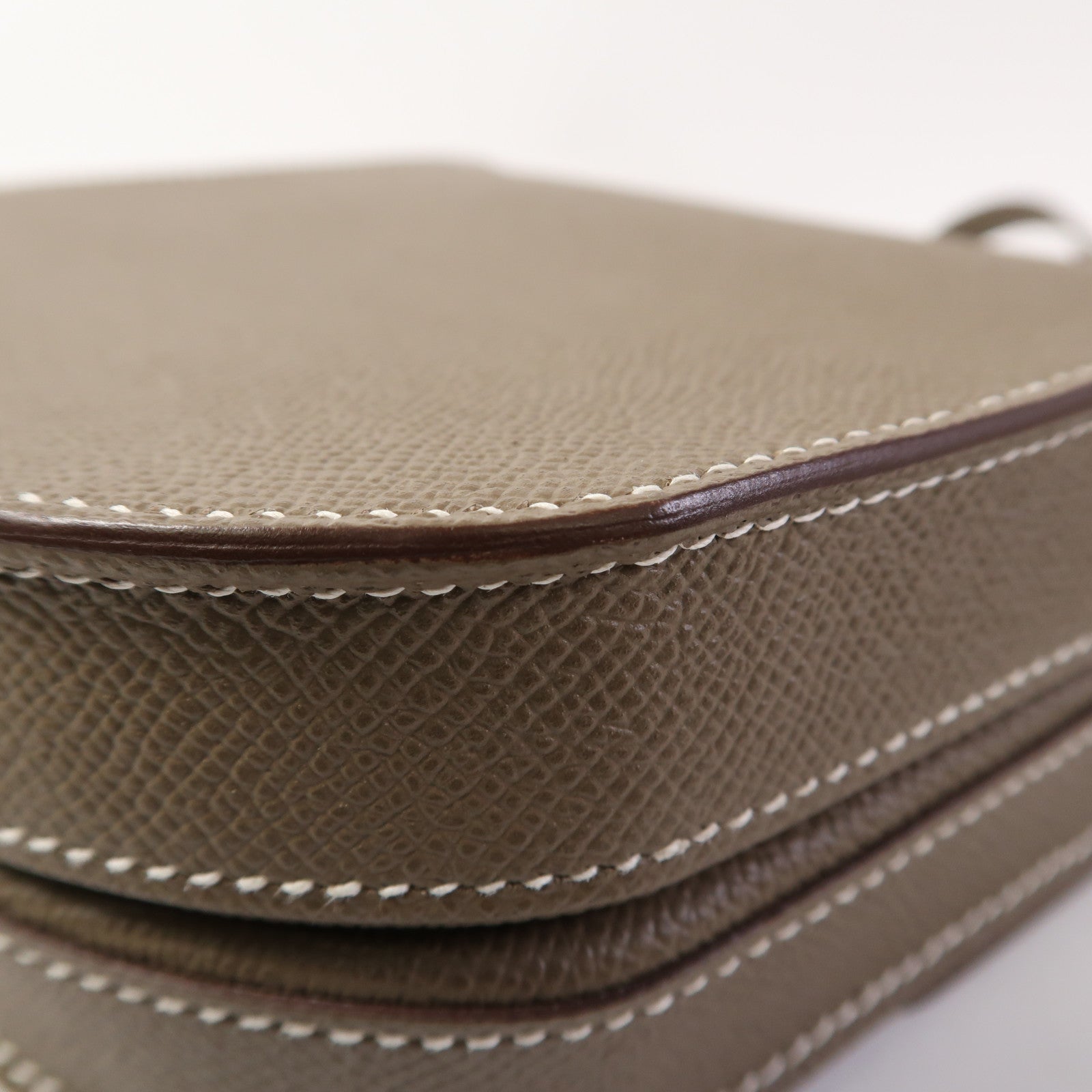 HERMES Epsom皮革Mosaique Mini金扣肩背袋