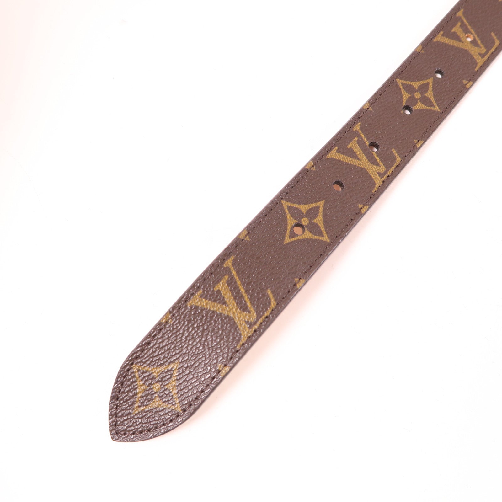 LOUIS VUITTON Monogram Belt金扣皮帶