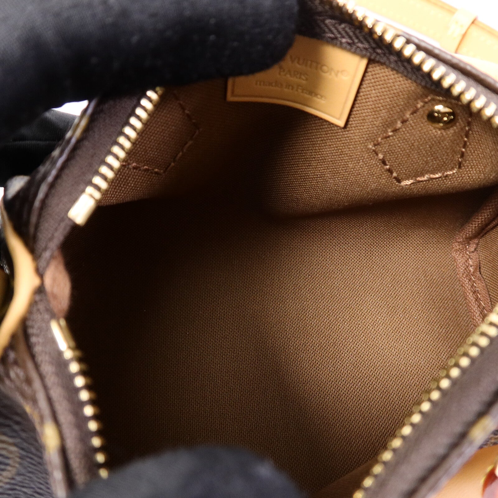 LOUIS VUITTON Monogram Nano Speedy手挽肩背兩用袋