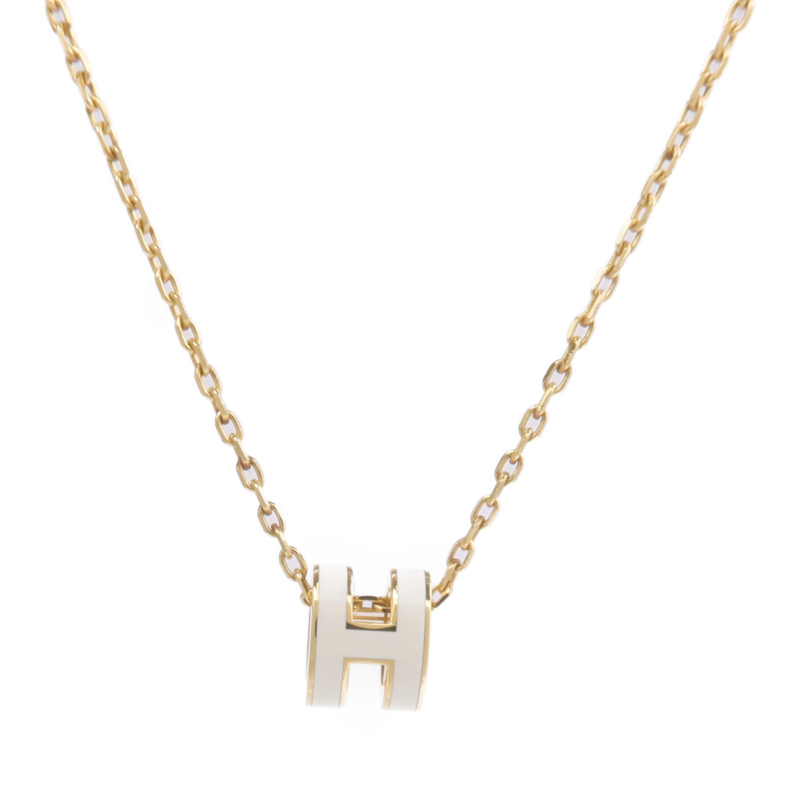 HERMES 金屬Mini Pop H項鍊