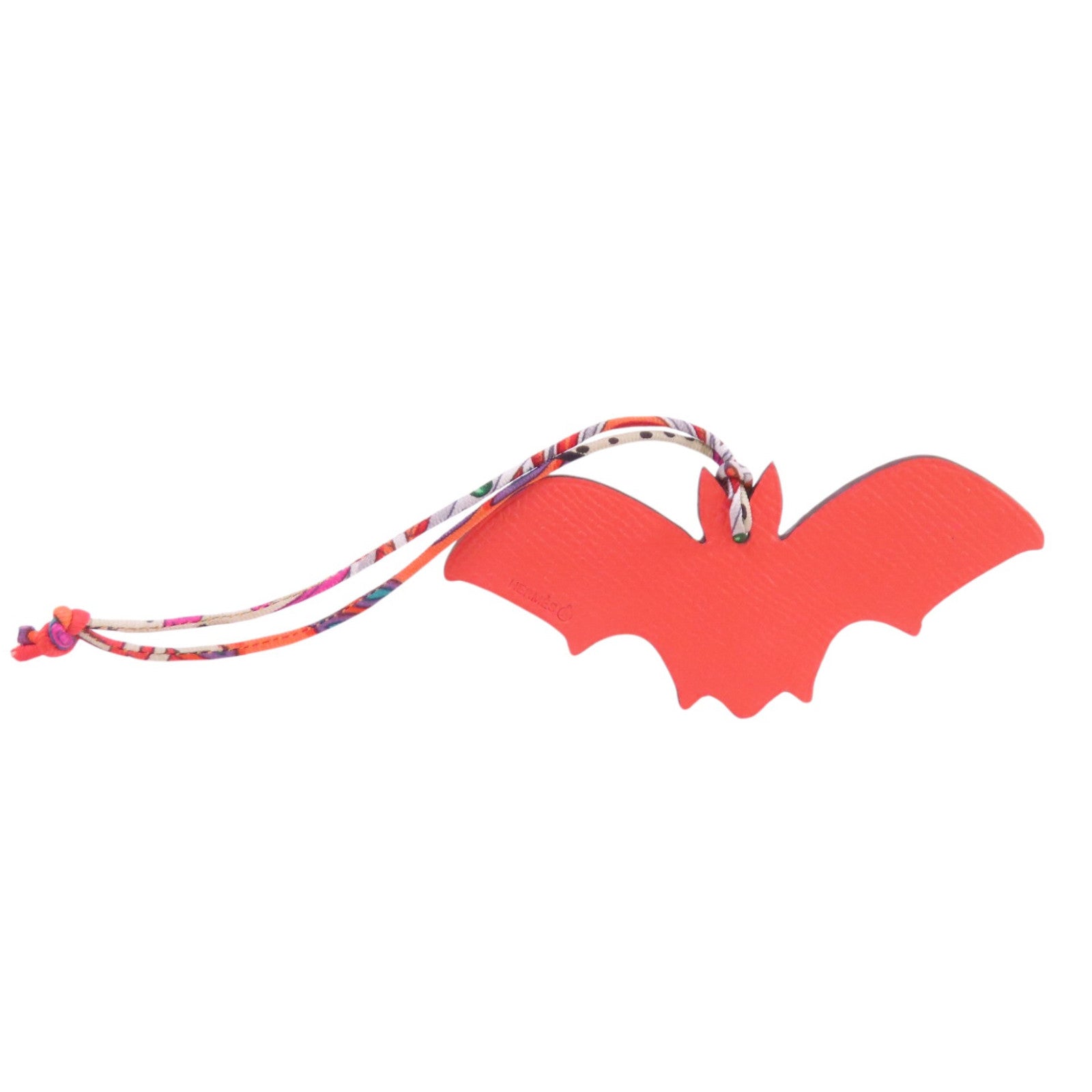 HERMES Epsom皮革Bat Charm掛飾