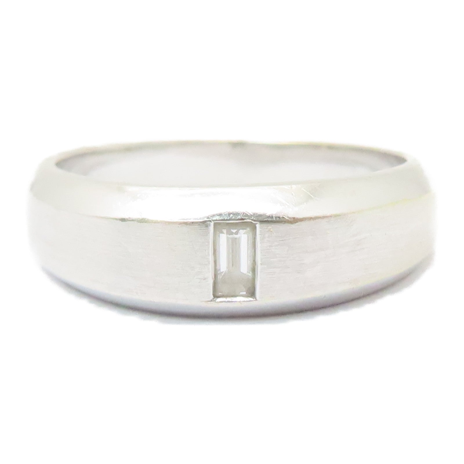 JEWELRY 【激減優惠】18K白金Diamond Ring 0.07ct鑽石戒指US#5.5銀色