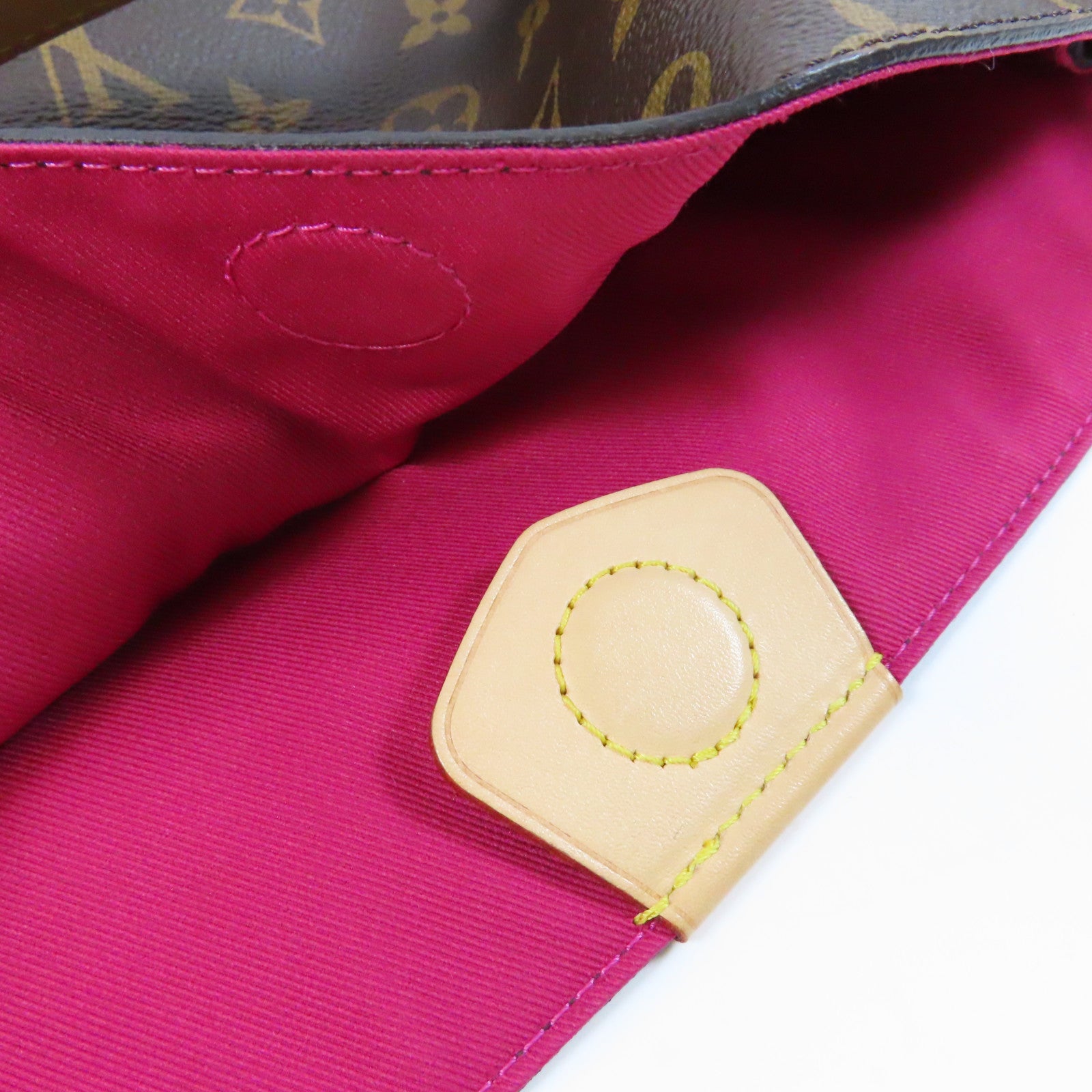 LOUIS VUITTON Monogram Delightful MM金扣肩背袋啡色