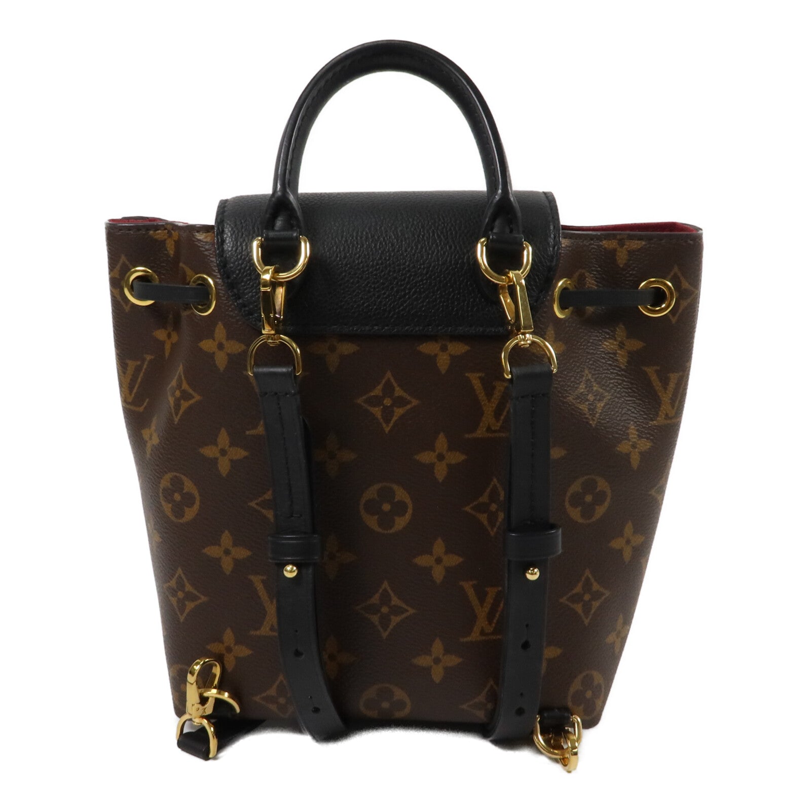 LOUIS VUITTON Monogram Montsouris BB金扣背包
