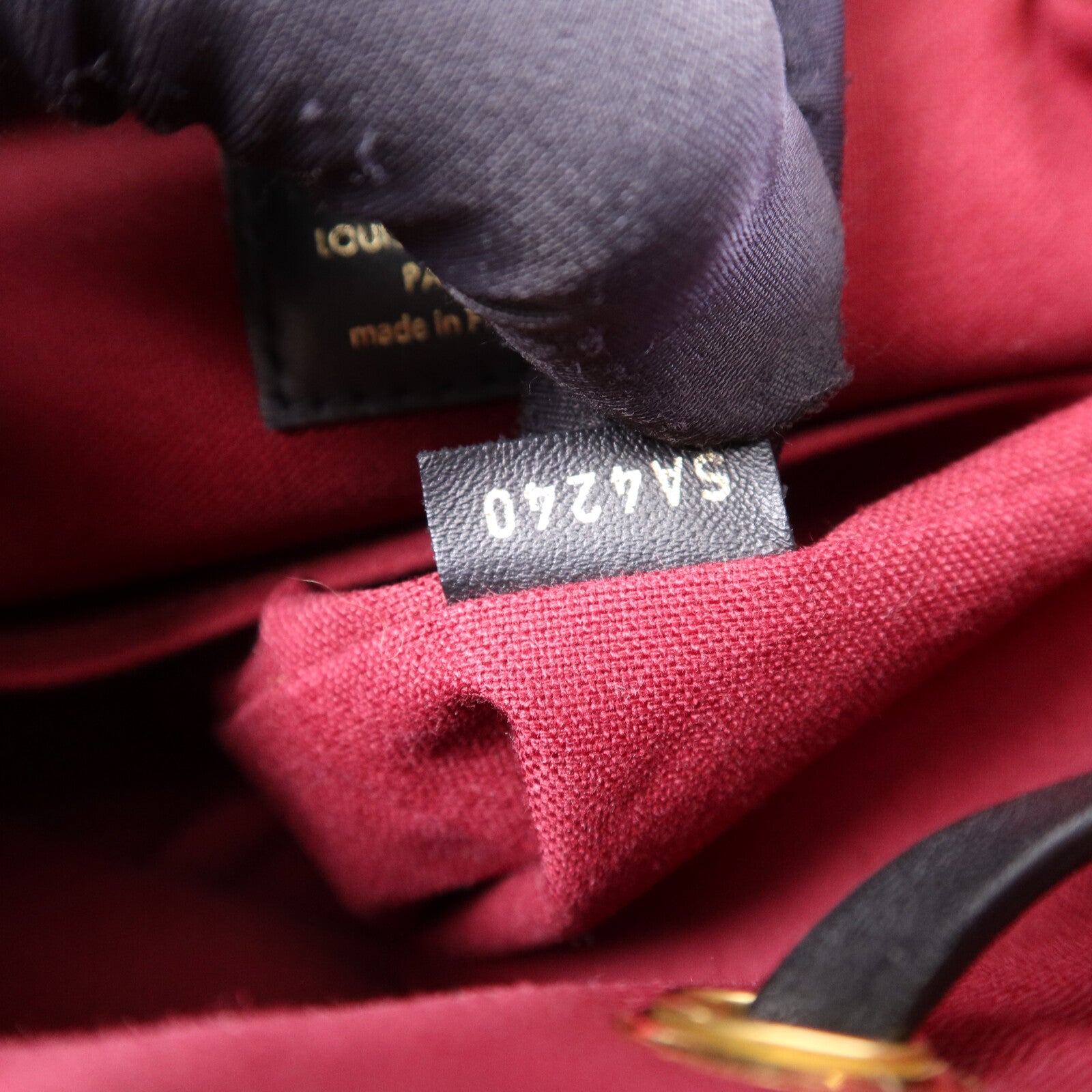 LOUIS VUITTON Monogram Montsouris BB金扣背包