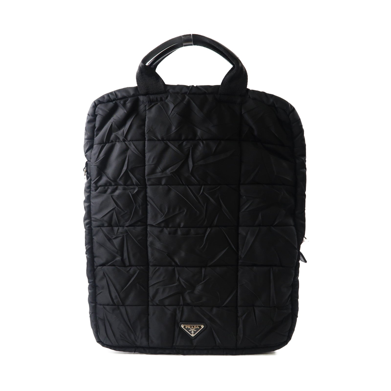 PRADA SHW Tote Bag Nylon VA 0718 Black