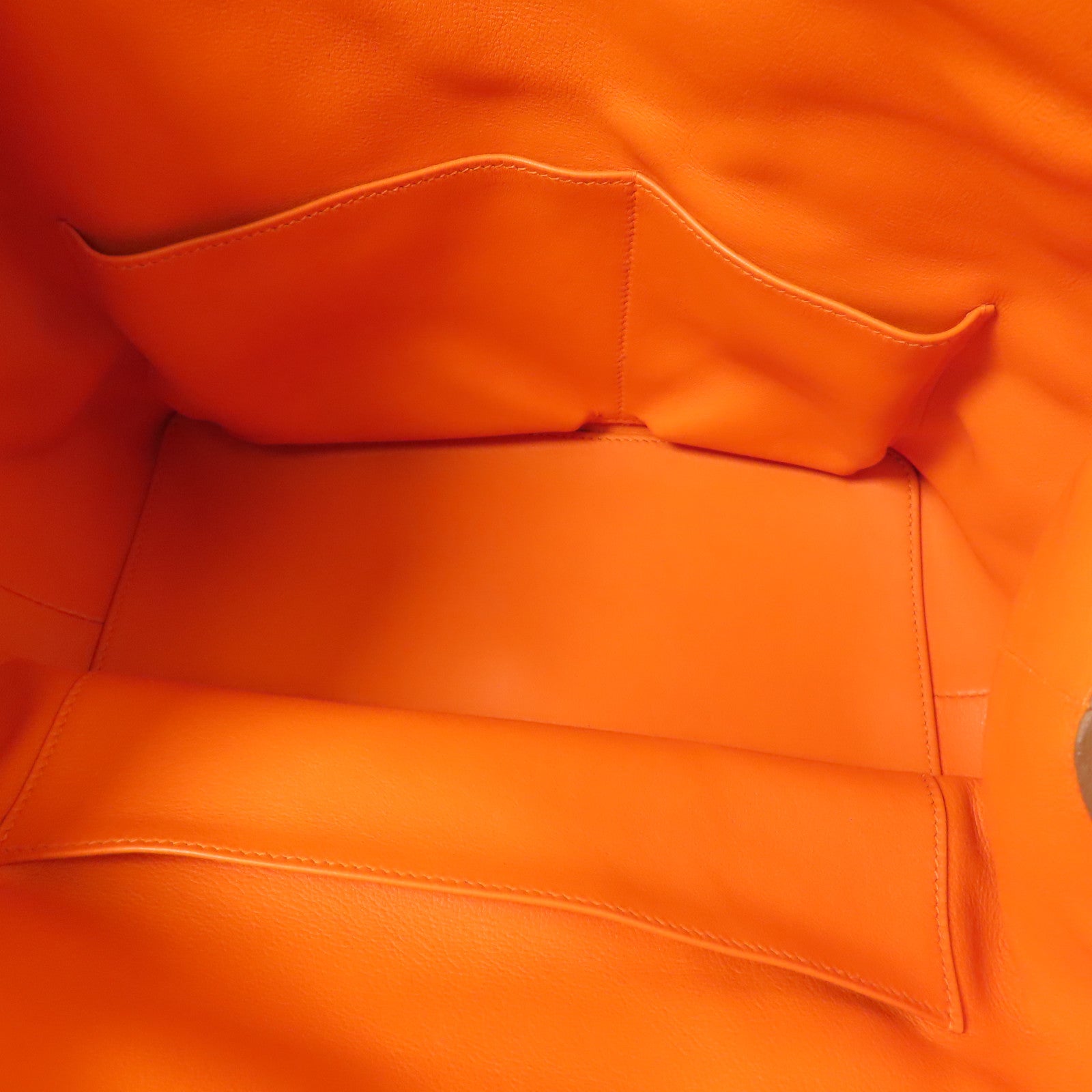 HERMES Swift皮革Toolbox 26銀扣手挽肩背兩用袋Argile/淺褐色