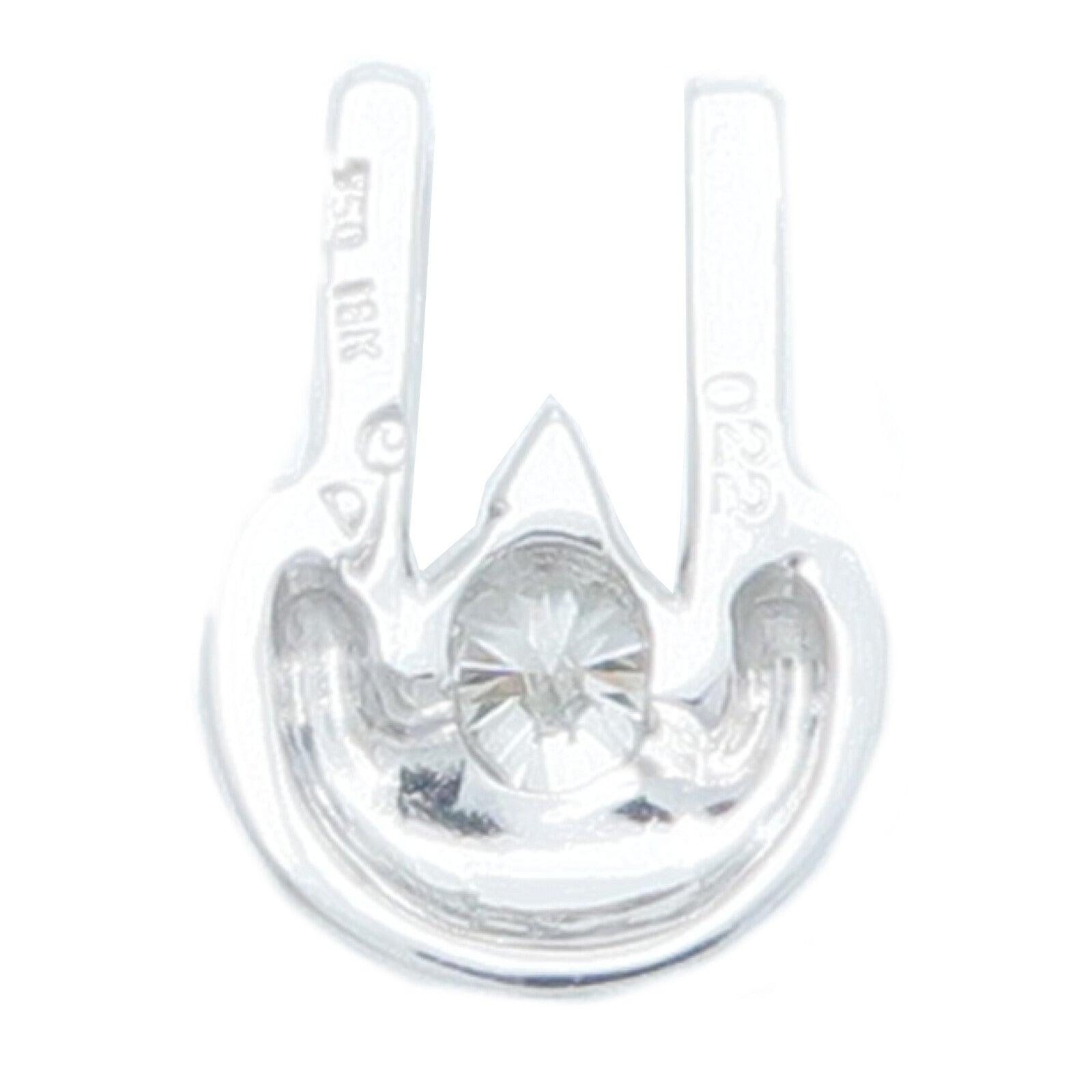 JEWELRY 18K白金Diamond Pendant Top鑽石吊墜