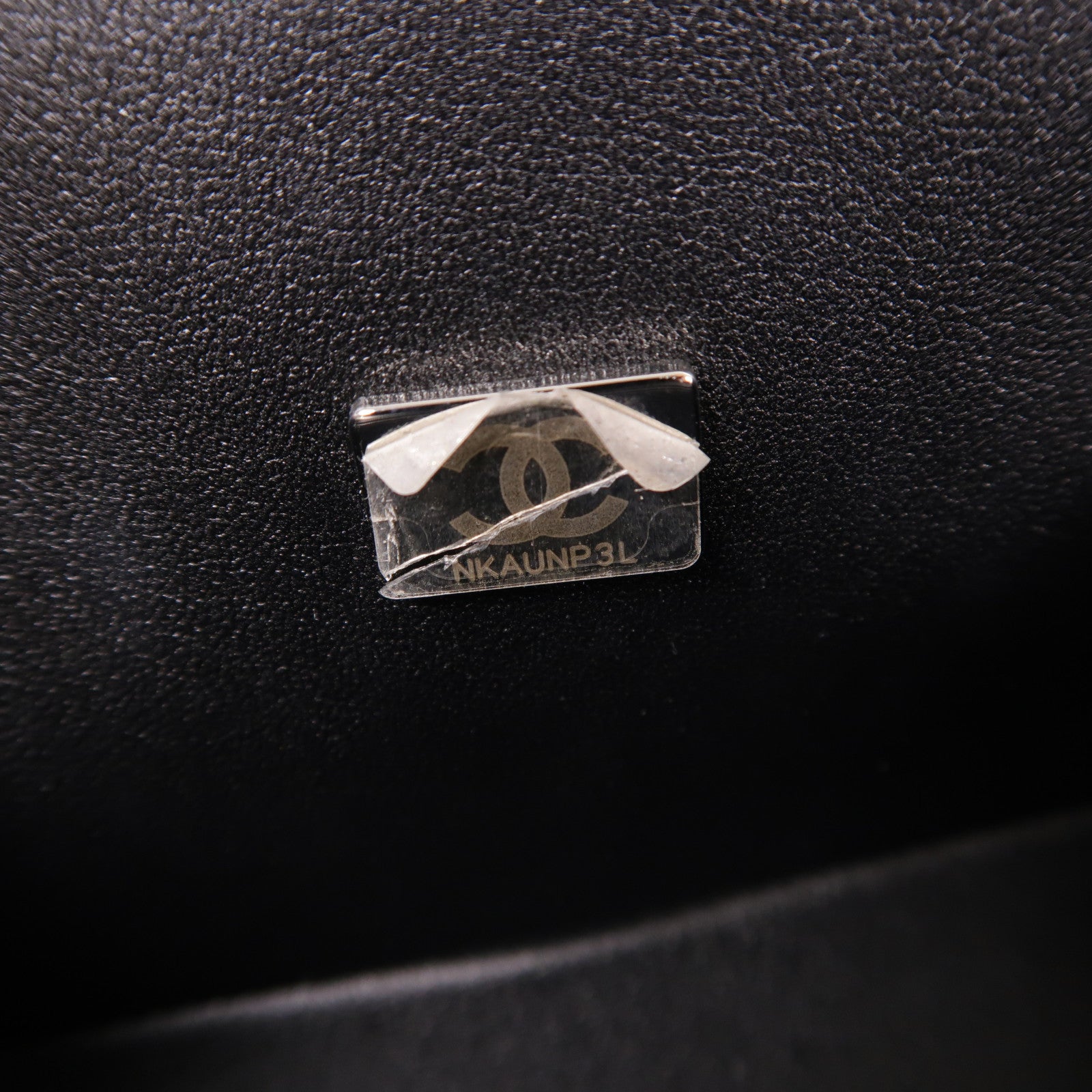 CHANEL CC SHW Boy 20 Chain Shoulder Bag Calfskin Leather Black