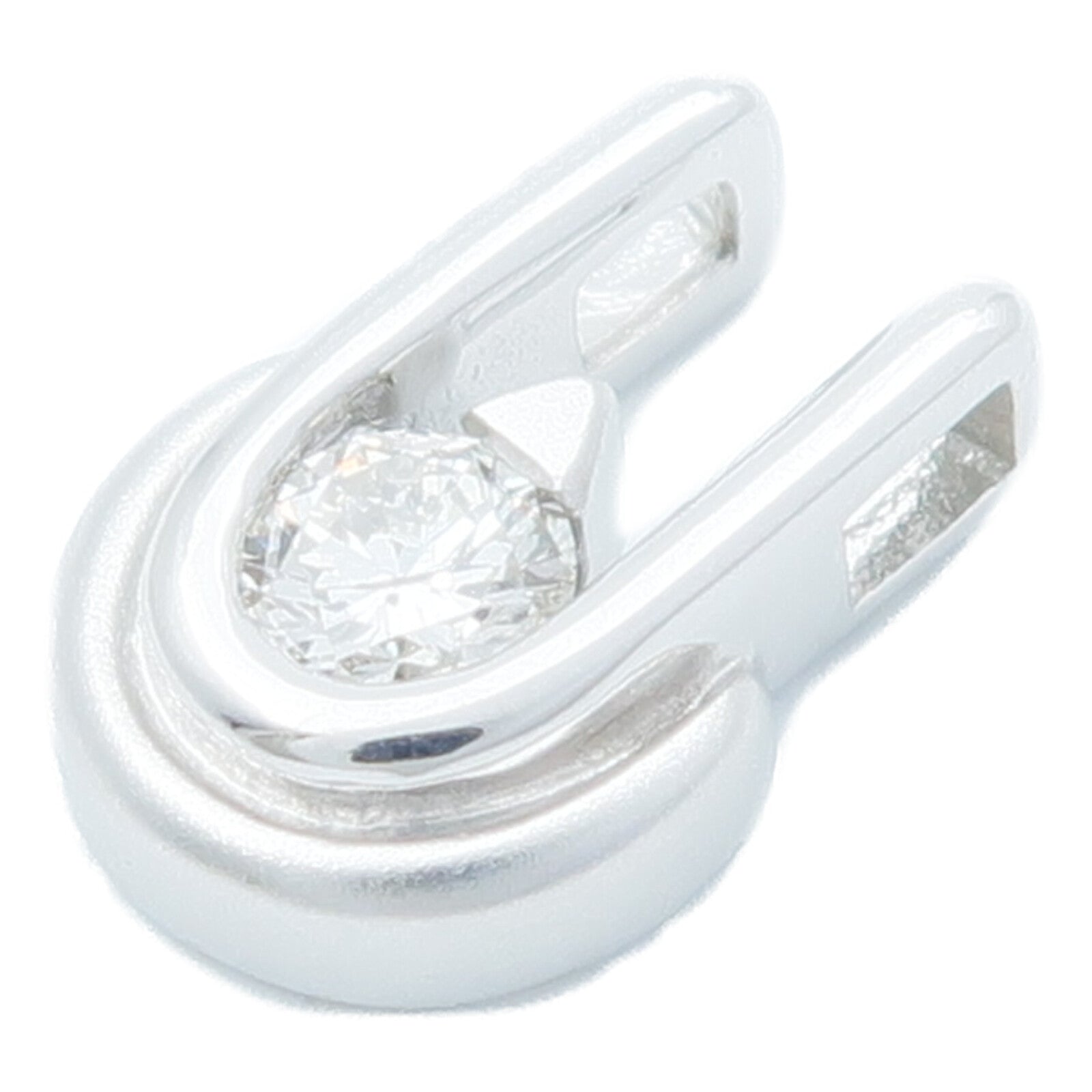 JEWELRY 18K白金Diamond Pendant Top鑽石吊墜