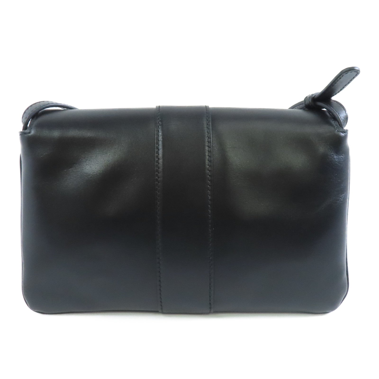 GUCCI 牛皮皮革Double GG Shoulder Bag金扣肩背袋黑色
